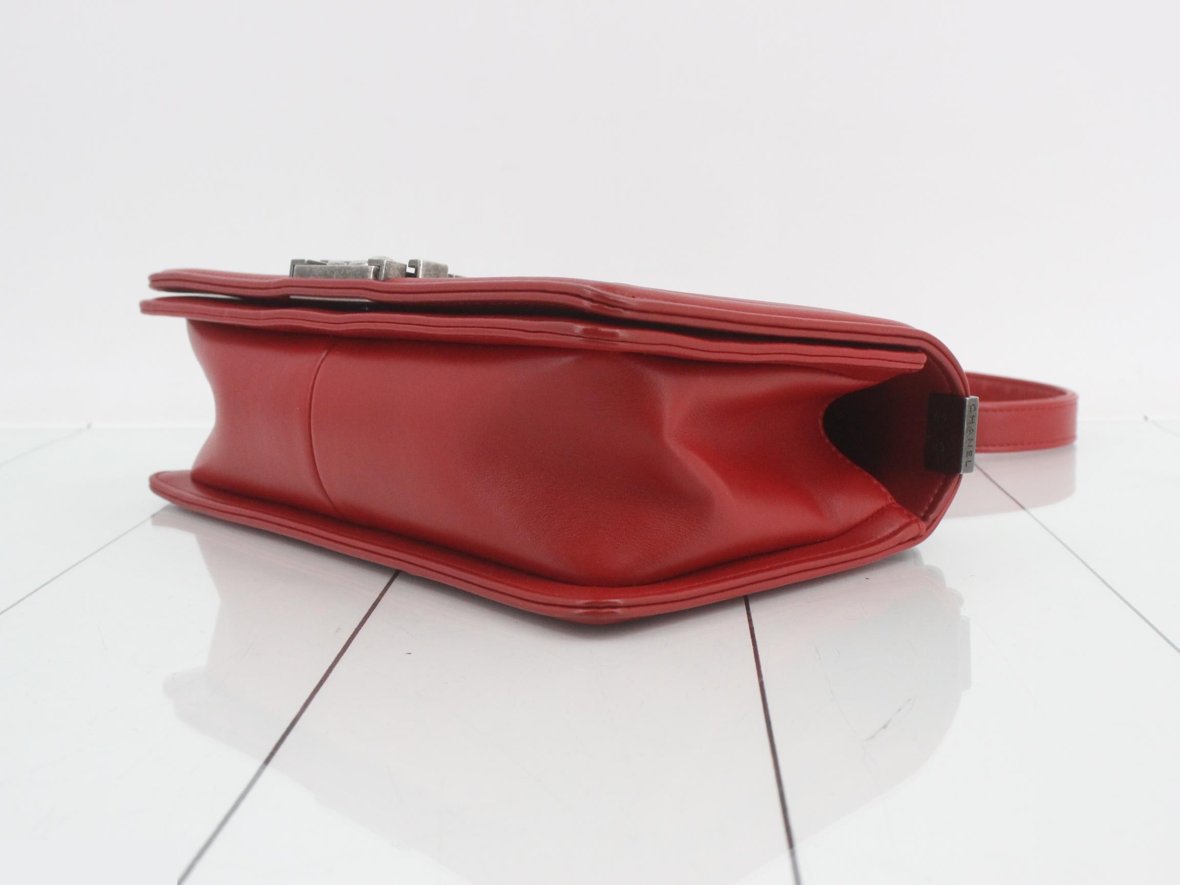 Boy Chanel Lambskin Shoulder Bag — view 6