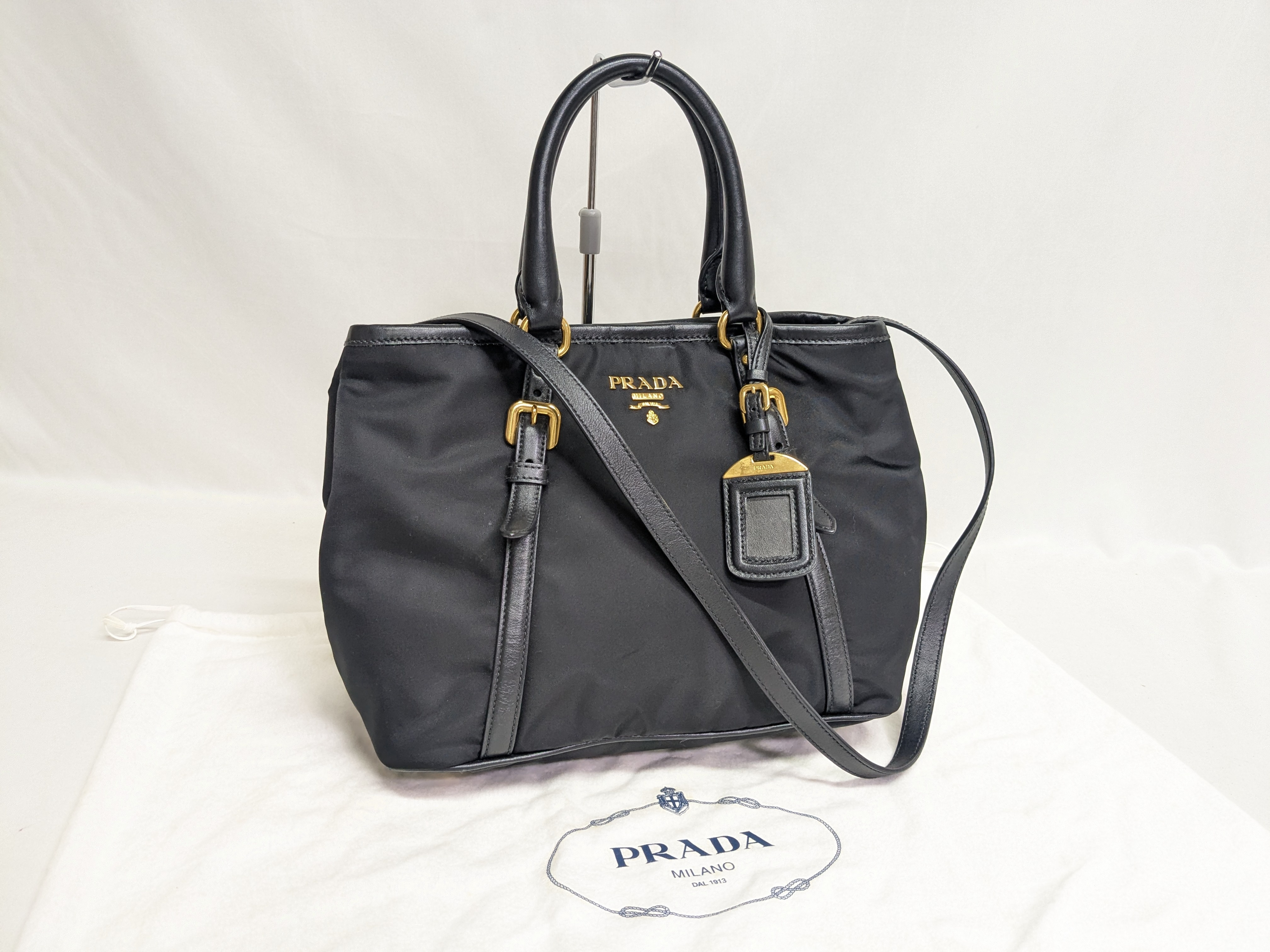 2-way tote bag with strap