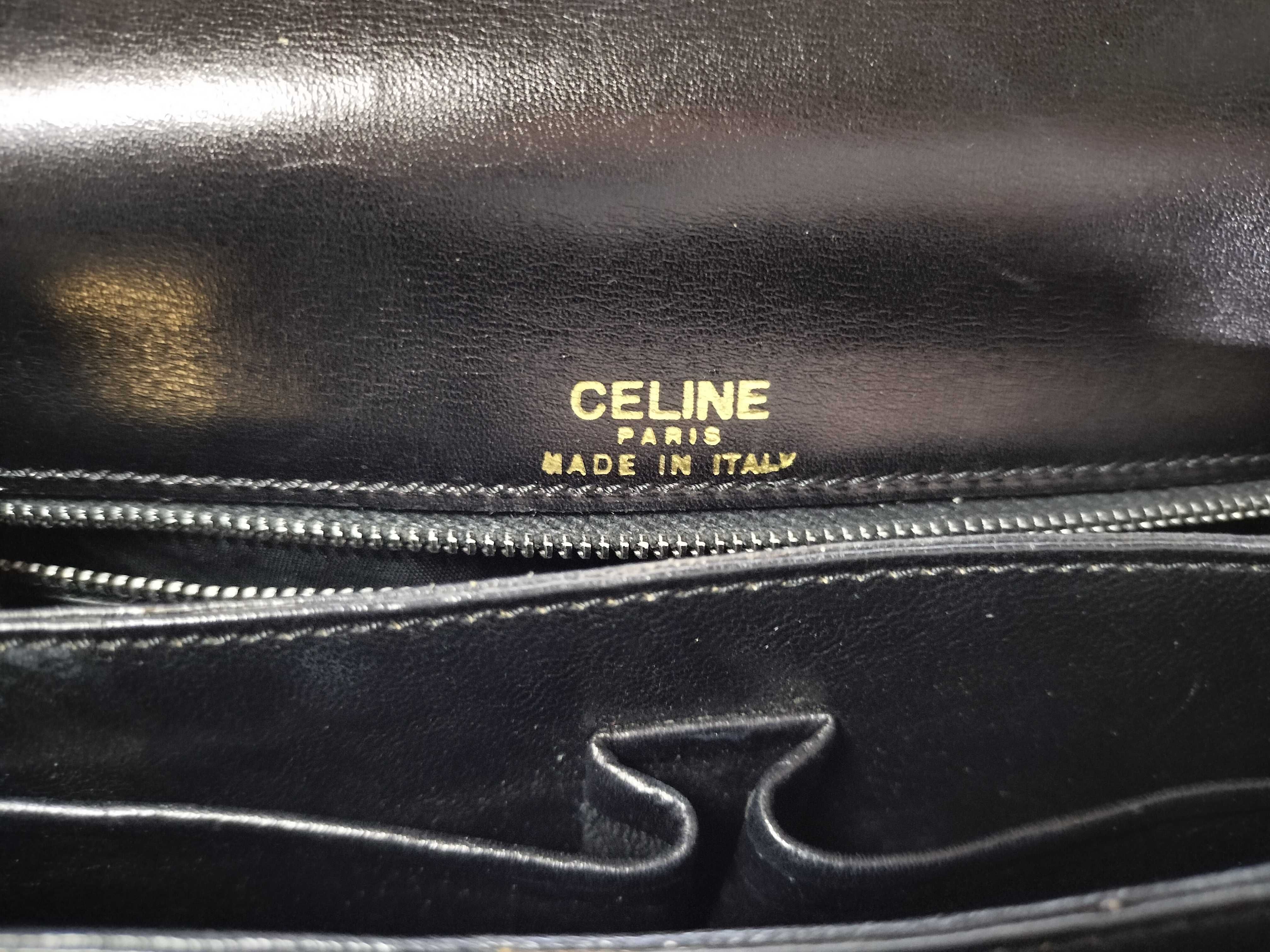 Triomphe Leather Shoulder Bag — view 13