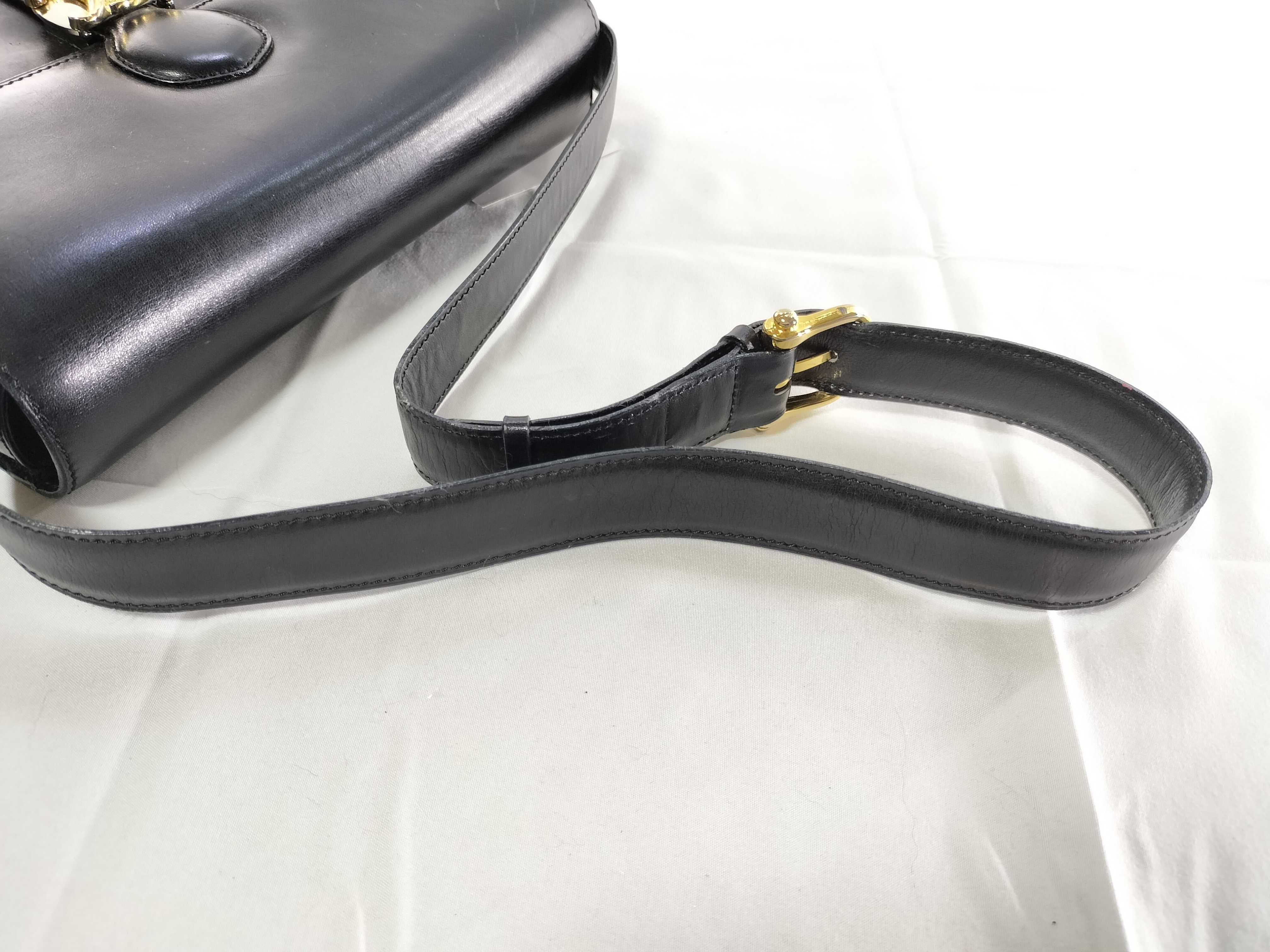 Triomphe Leather Shoulder Bag — view 3