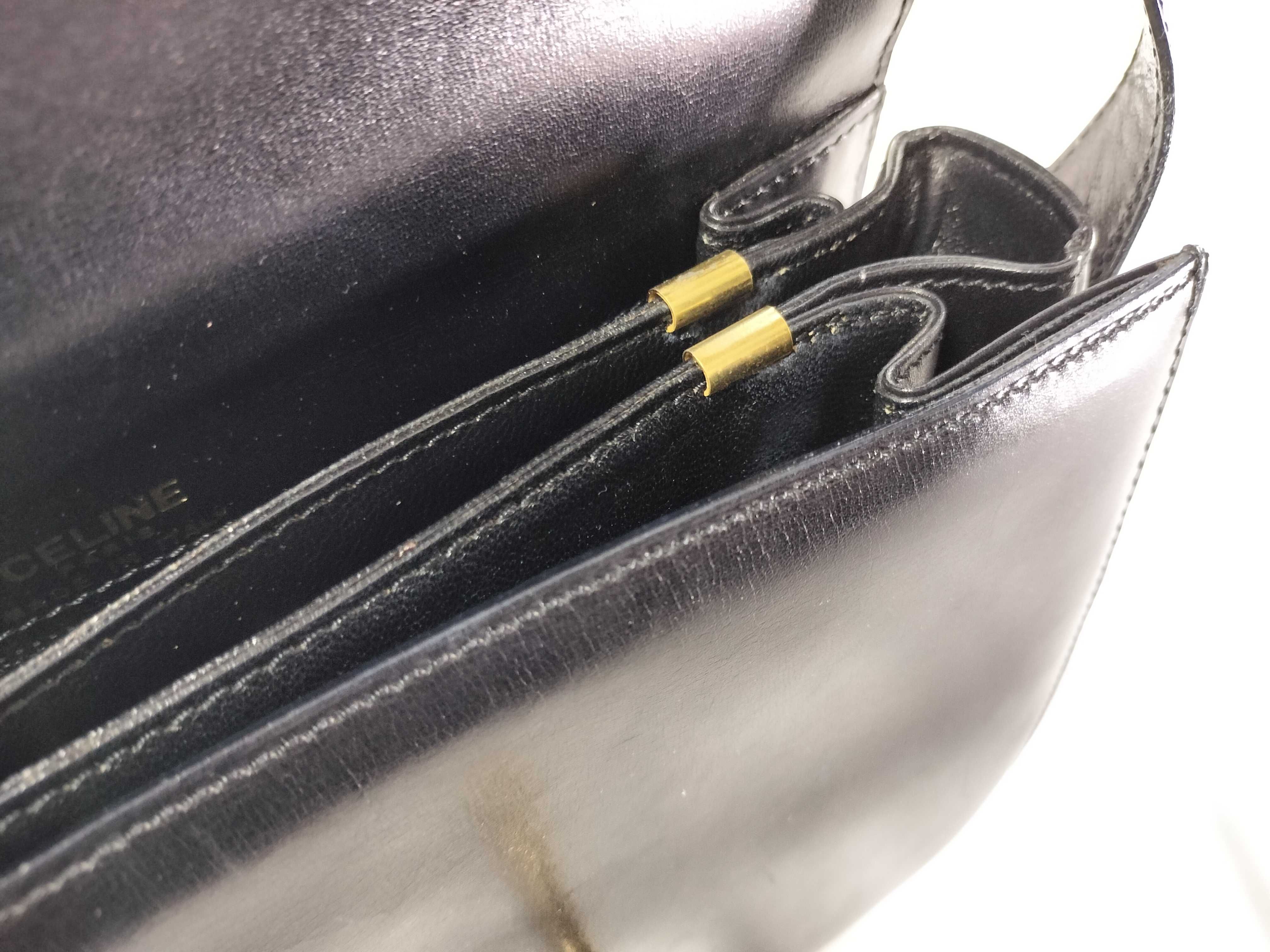 Triomphe Leather Shoulder Bag — view 10