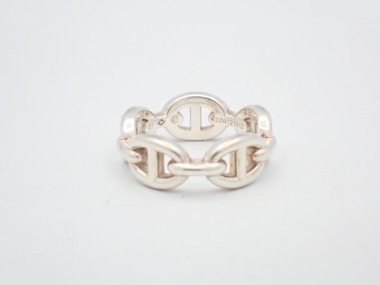 Ring, Chaine d'Ancre design, SV925/5.5g, Silver, Stamped 51 — view 2