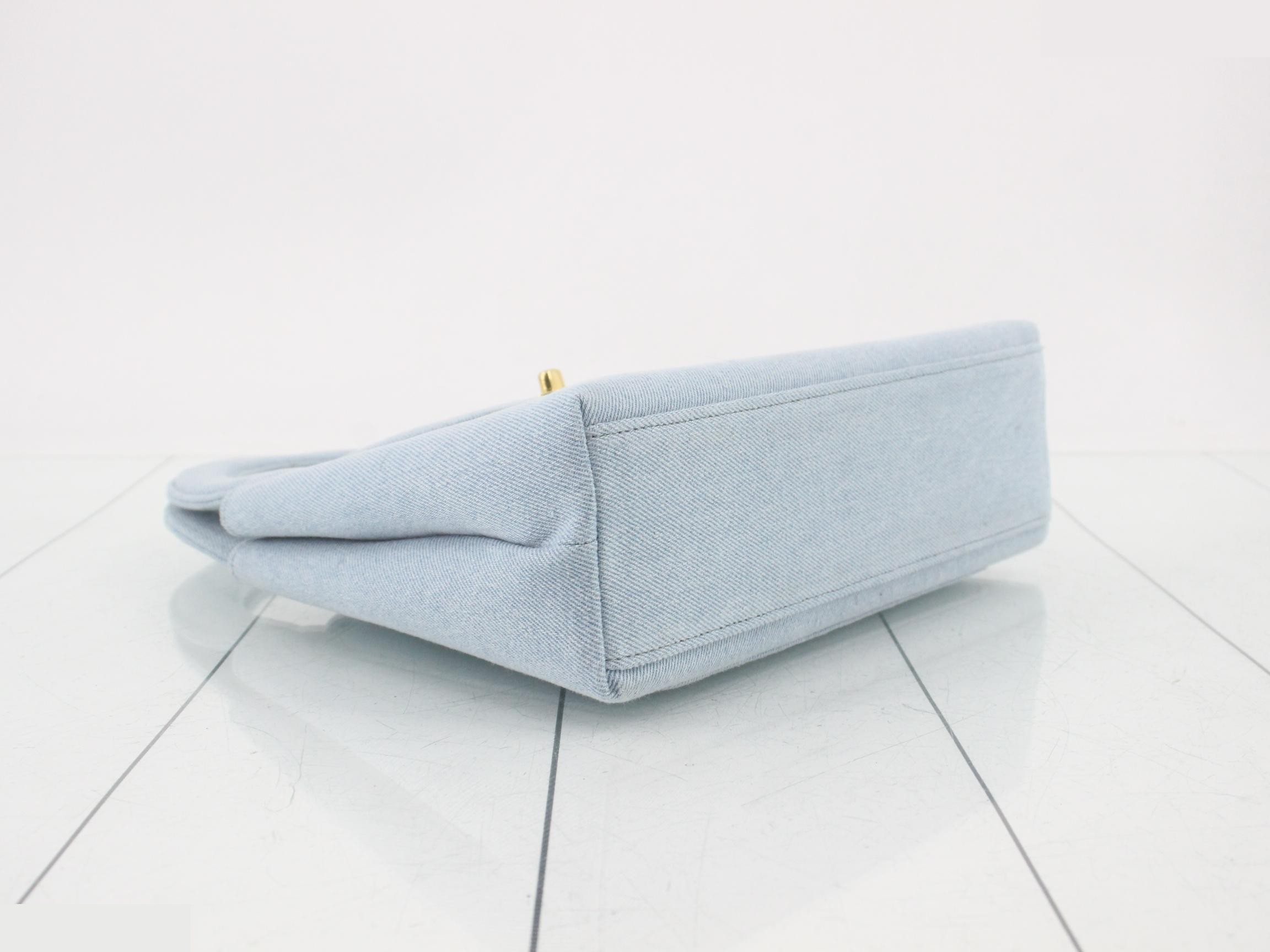 Denim Kelly handbag — view 5