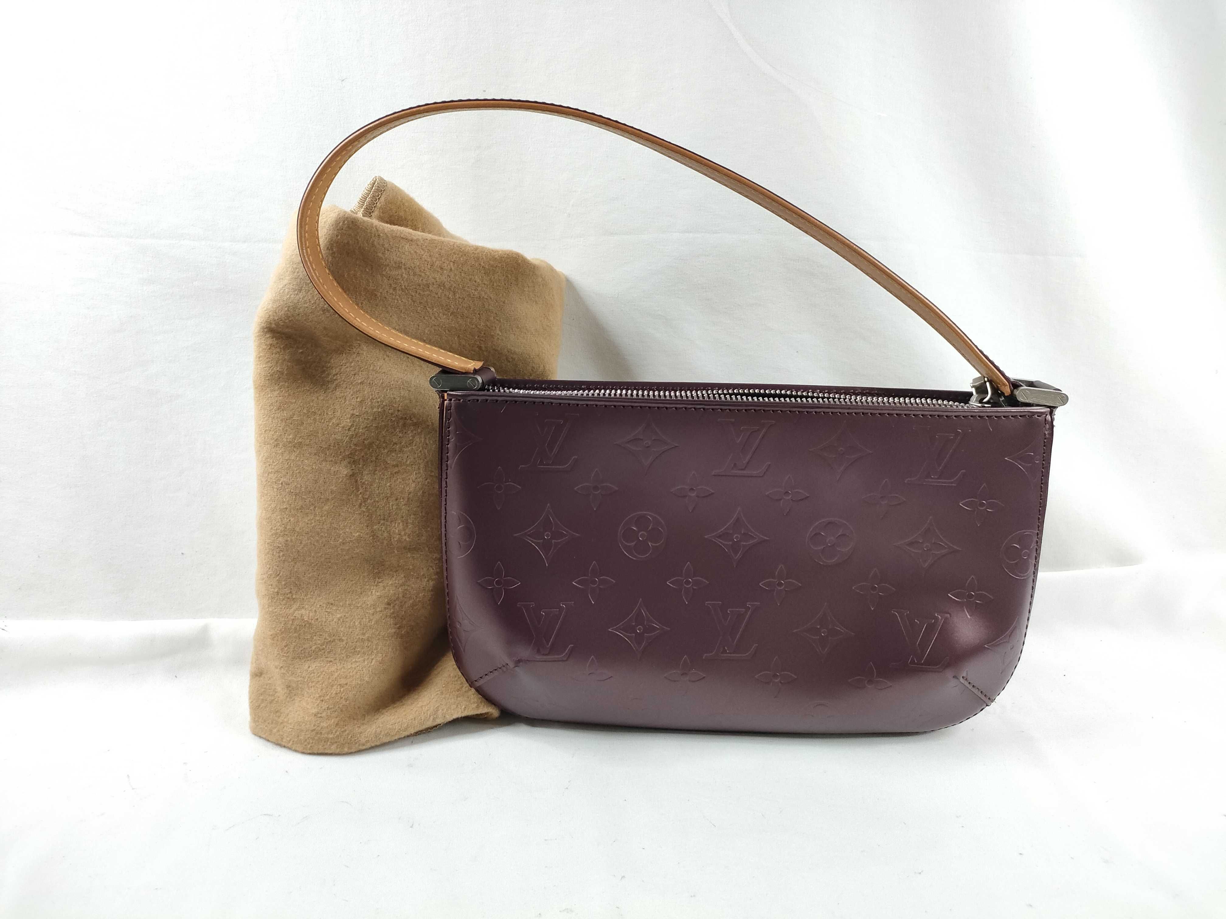 Monogram Mat Fowler M55146 MI1022 Purple Shoulder Bag