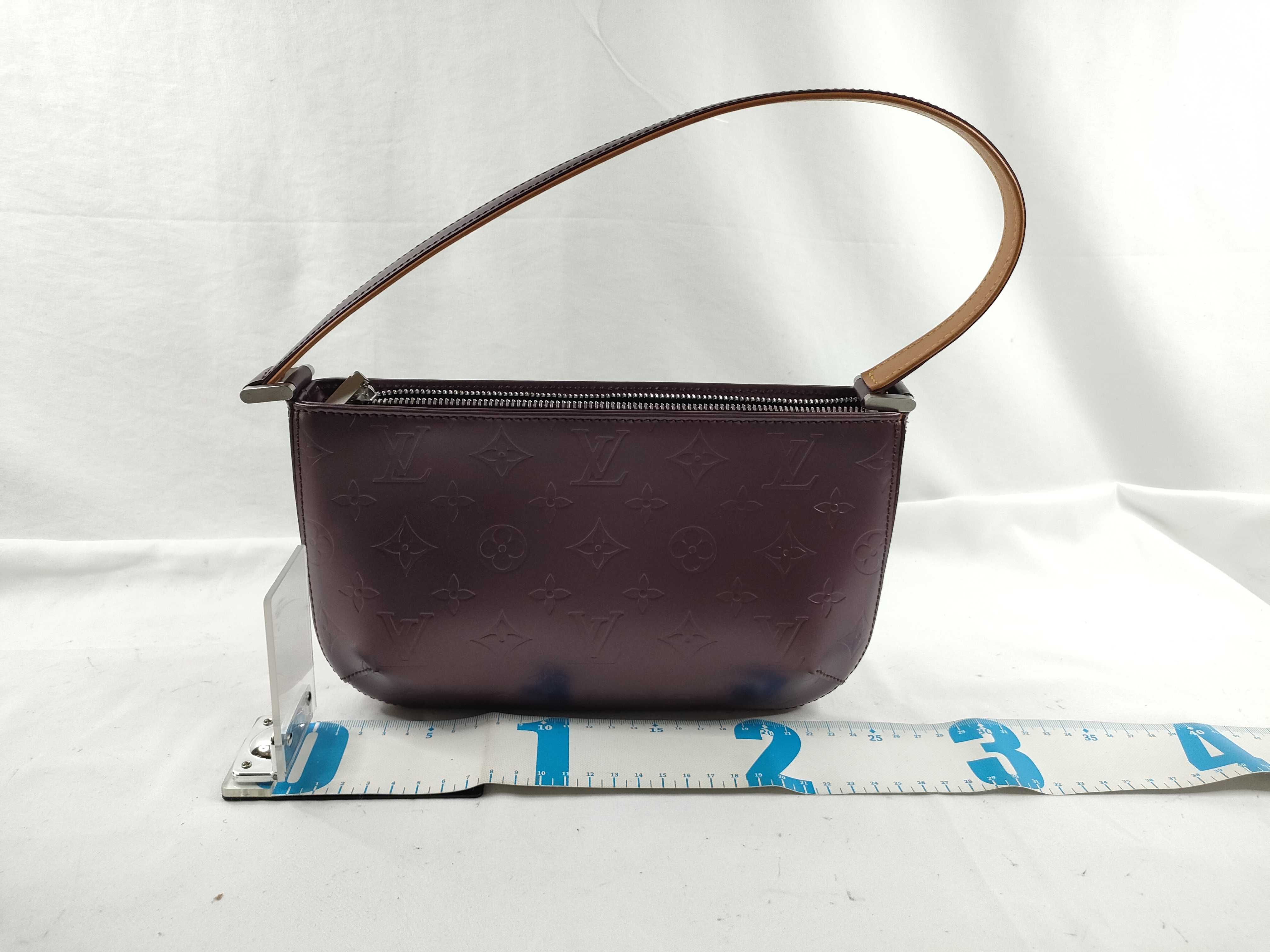 Monogram Mat Fowler M55146 MI1022 Purple Shoulder Bag — view 2
