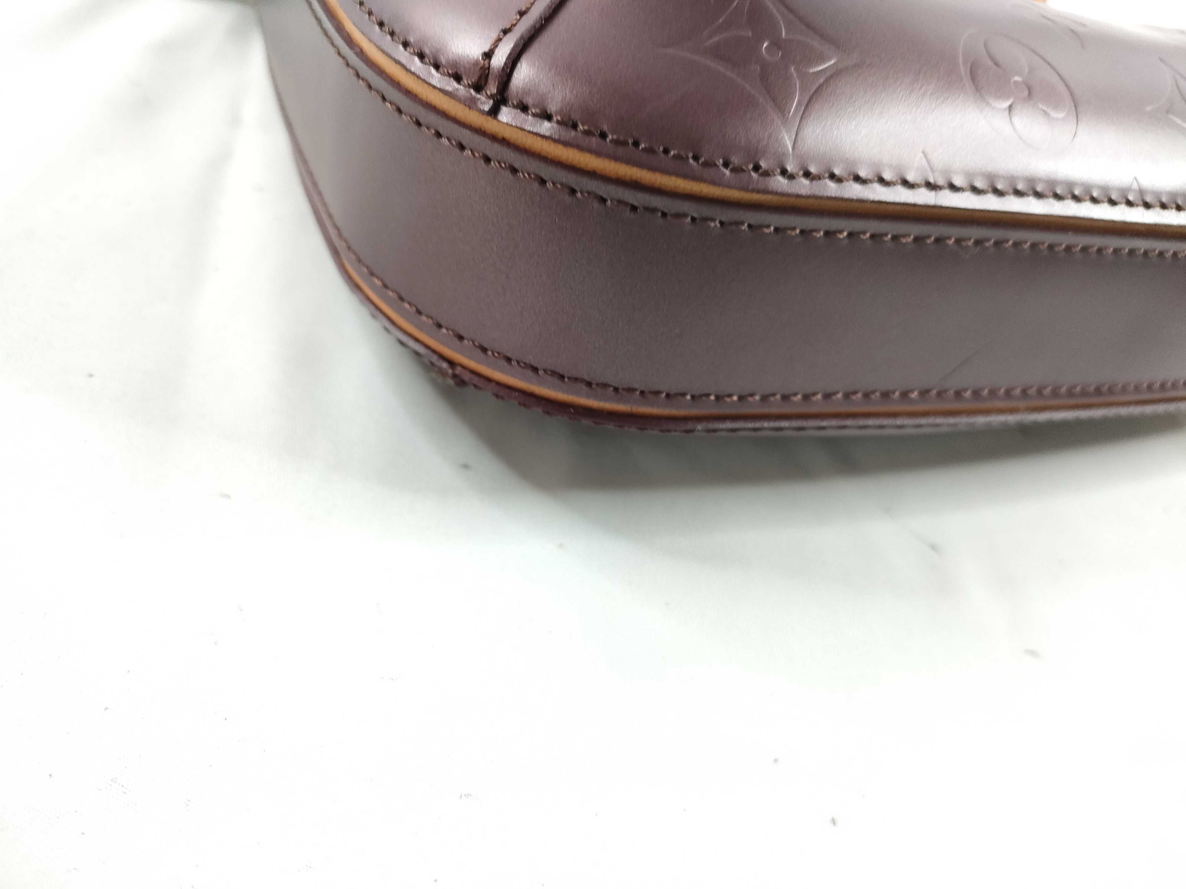Monogram Mat Fowler M55146 MI1022 Purple Shoulder Bag — view 3
