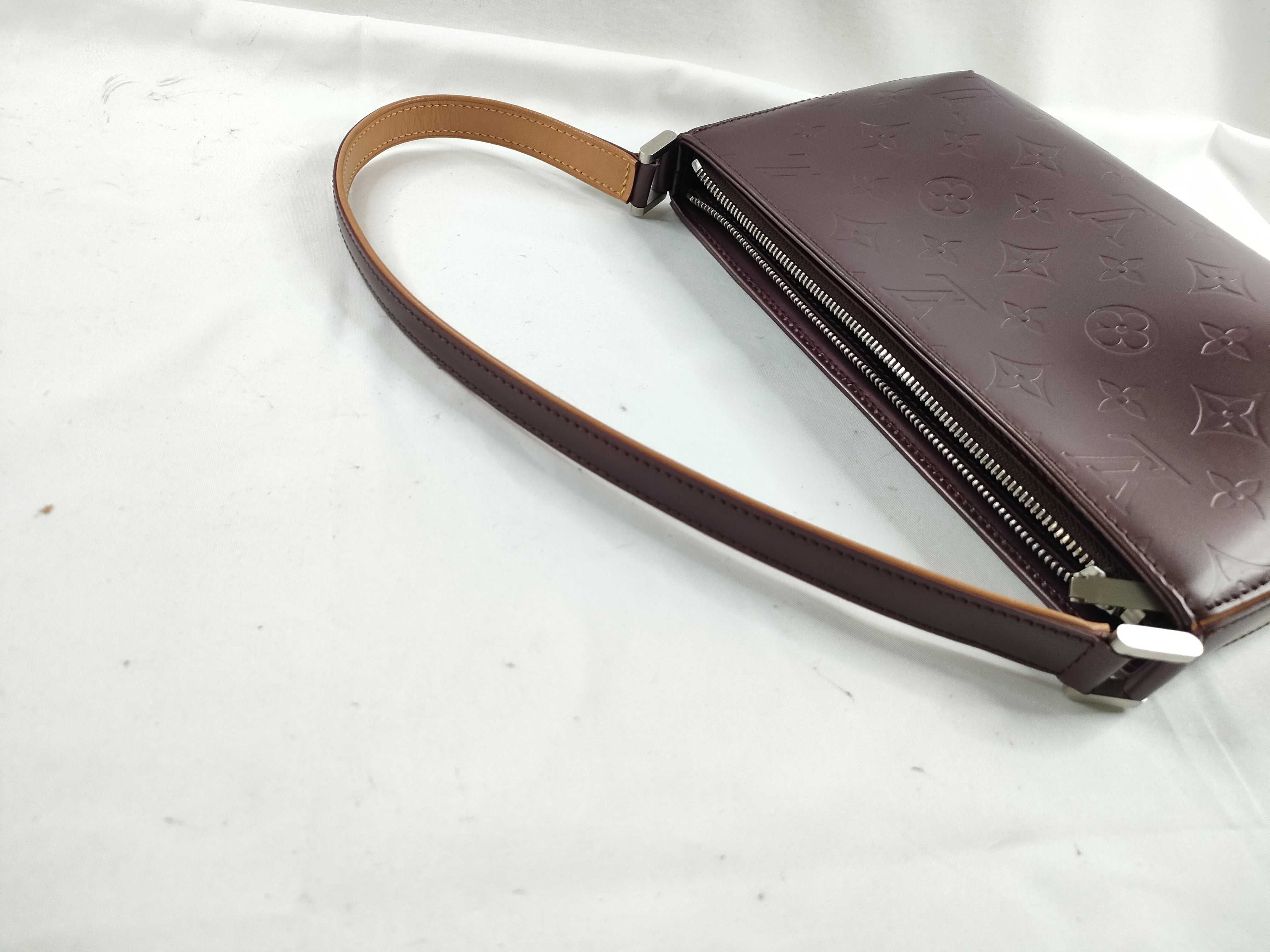 Monogram Mat Fowler M55146 MI1022 Purple Shoulder Bag — view 6