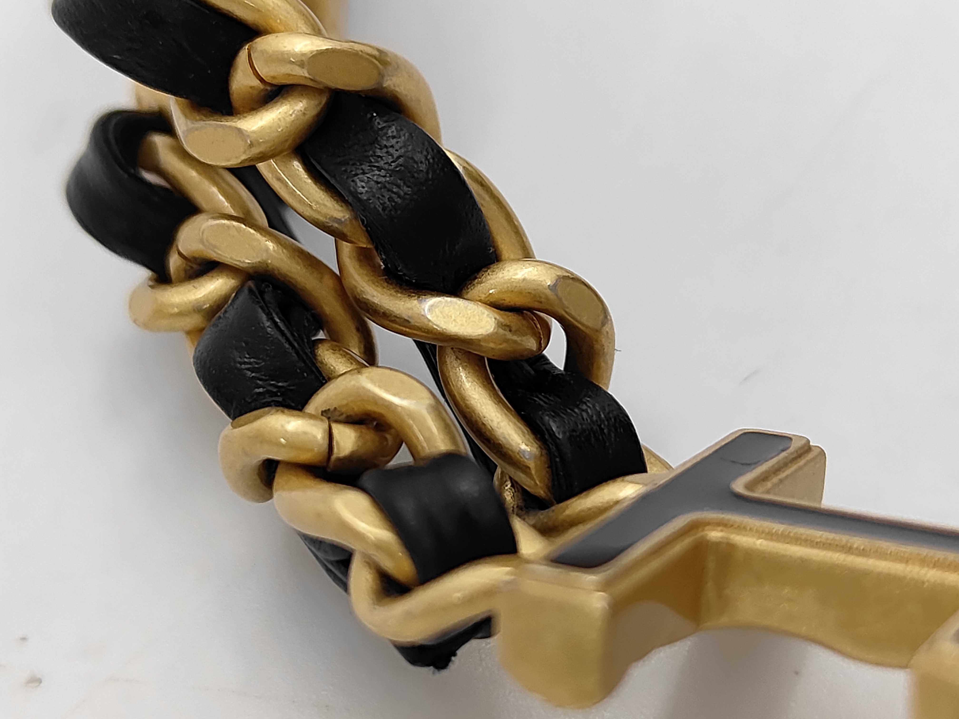 Black Backpack with Gold Hardware — view 6