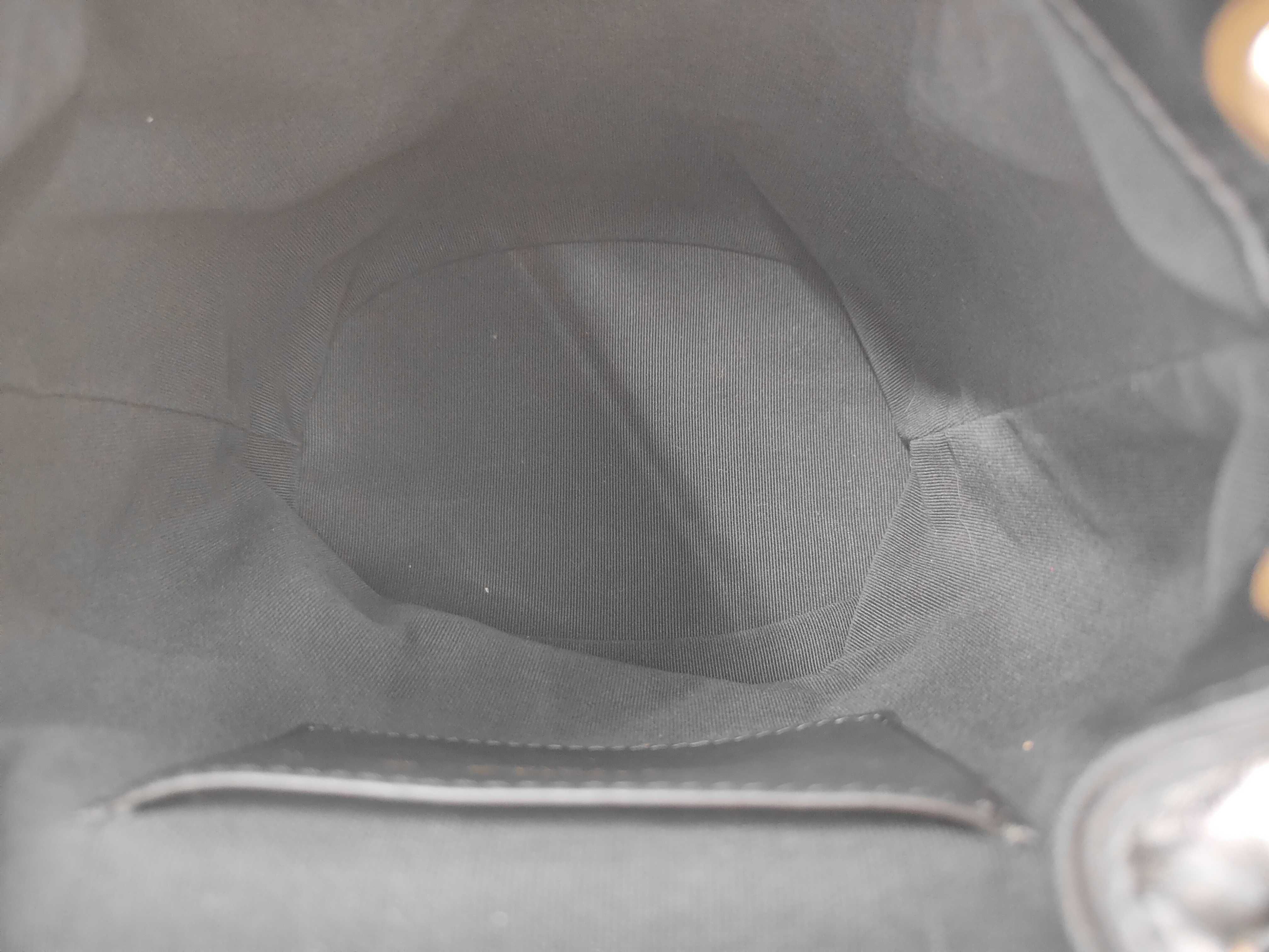 Black Backpack with Gold Hardware — view 9