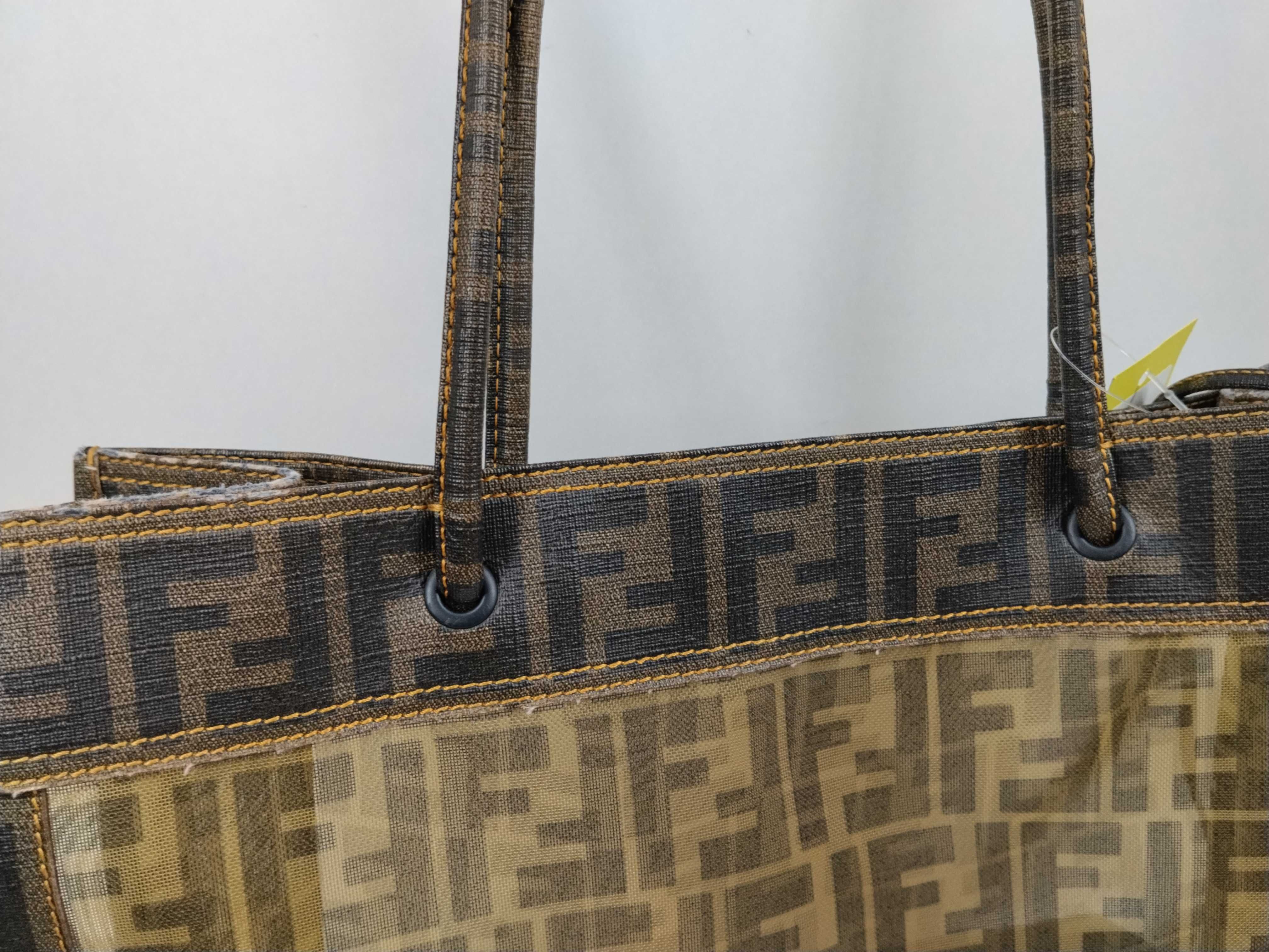 Zucca pattern mesh tote bag — view 3