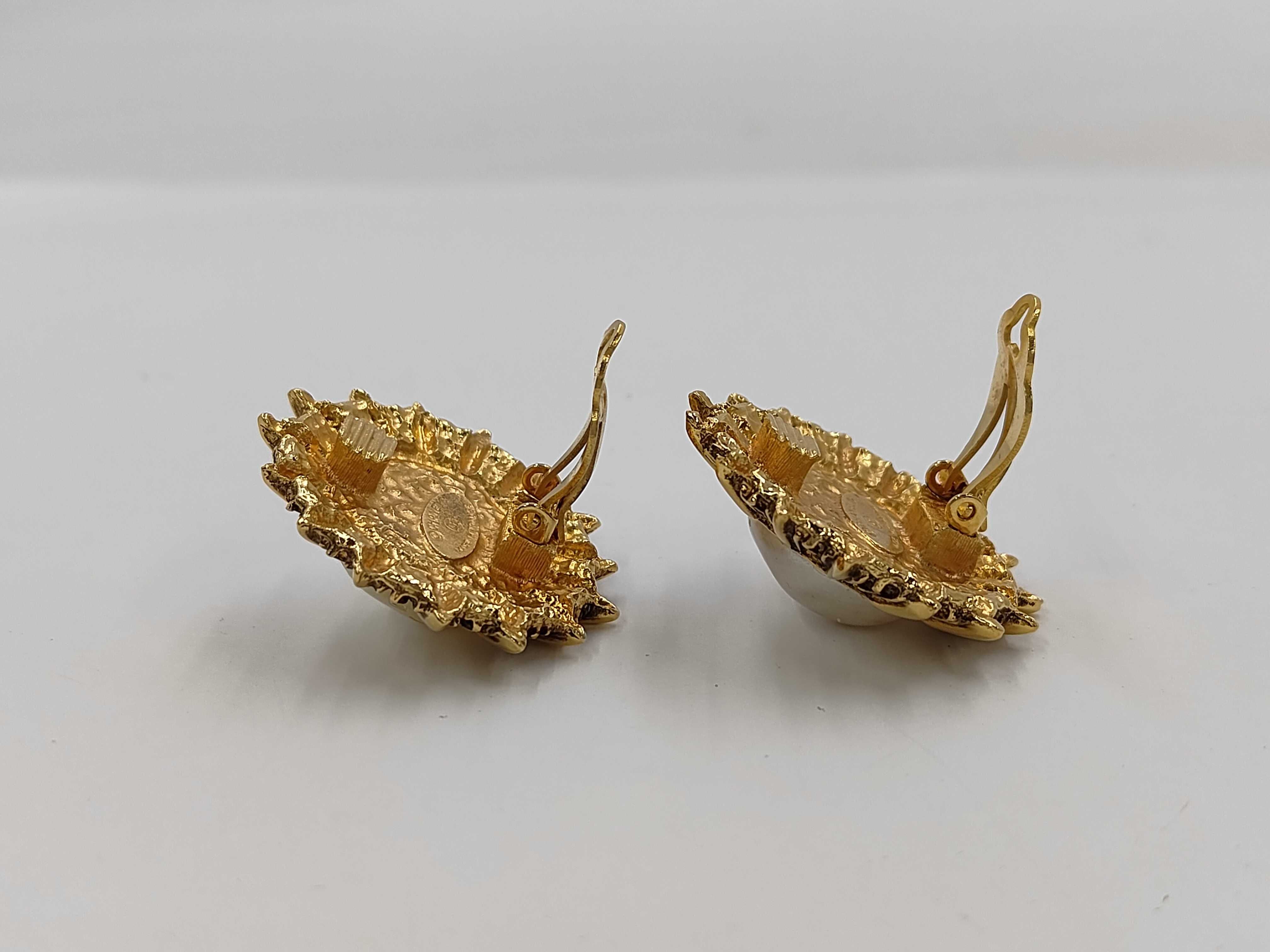 brand jewelry earrings, sun motif earrings. — view 2