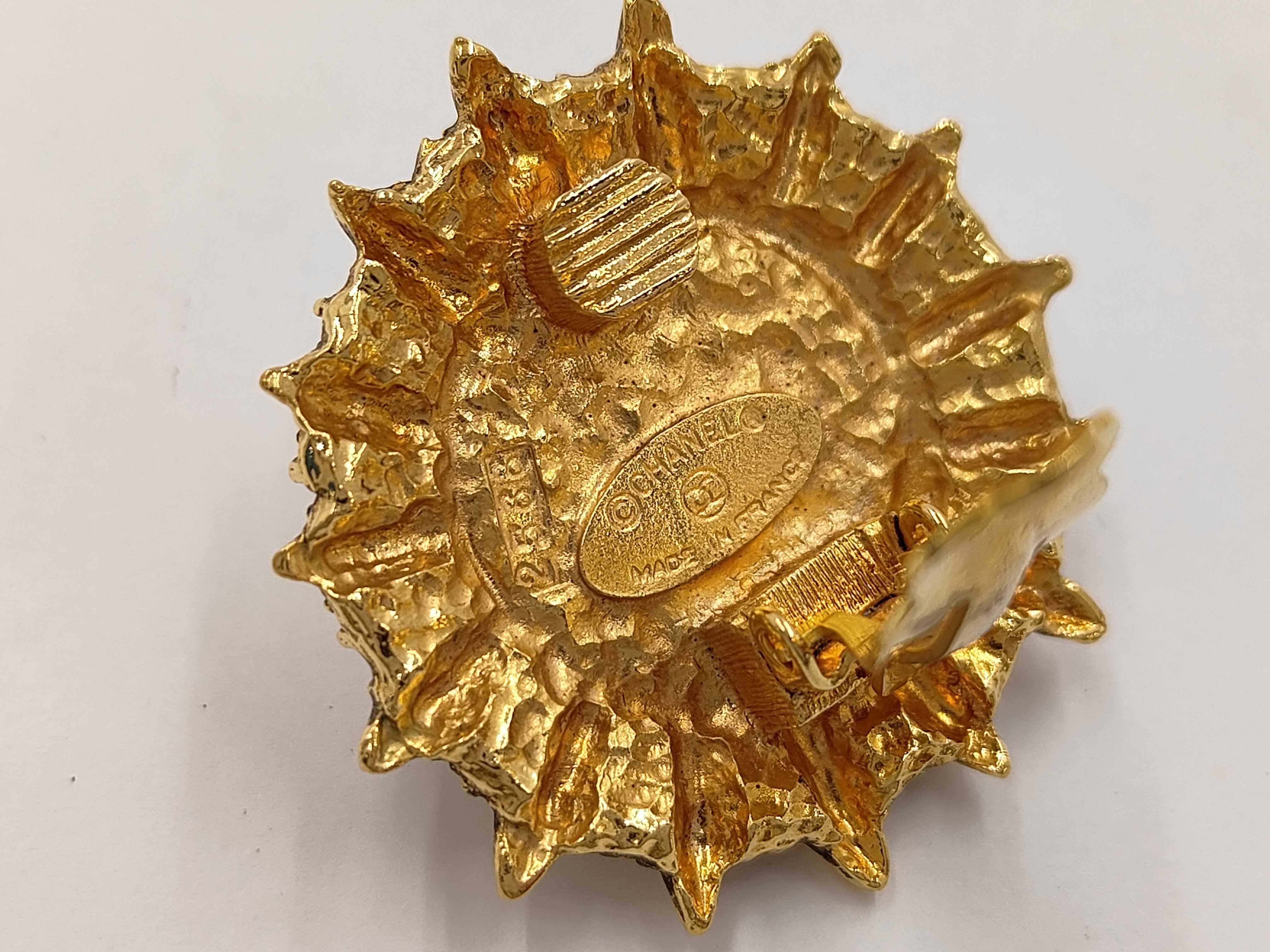 brand jewelry earrings, sun motif earrings. — view 3