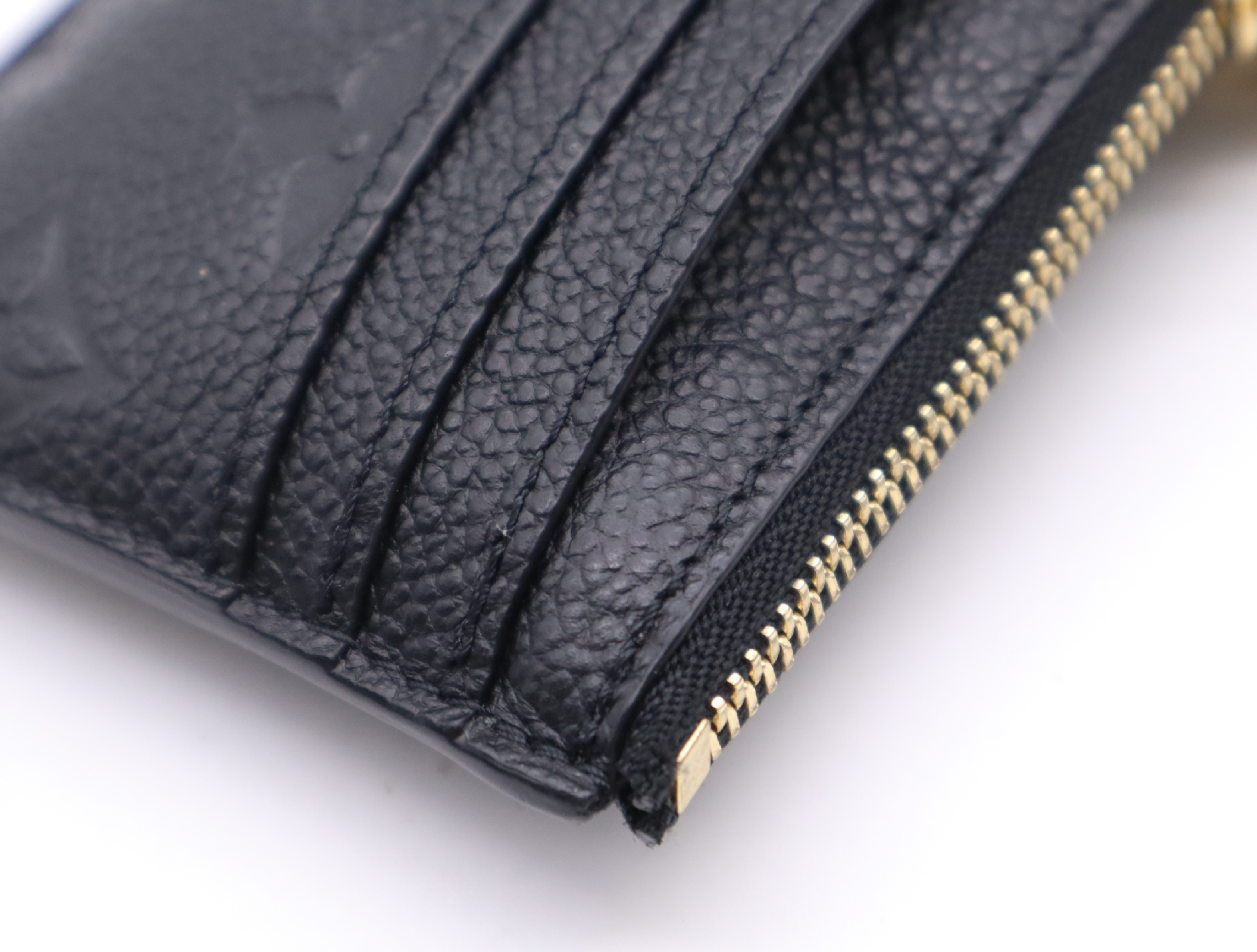M82639 Empreinte Porte Carte Flora Noir Coin Case with Dust Bag, RFID Tested. — view 8