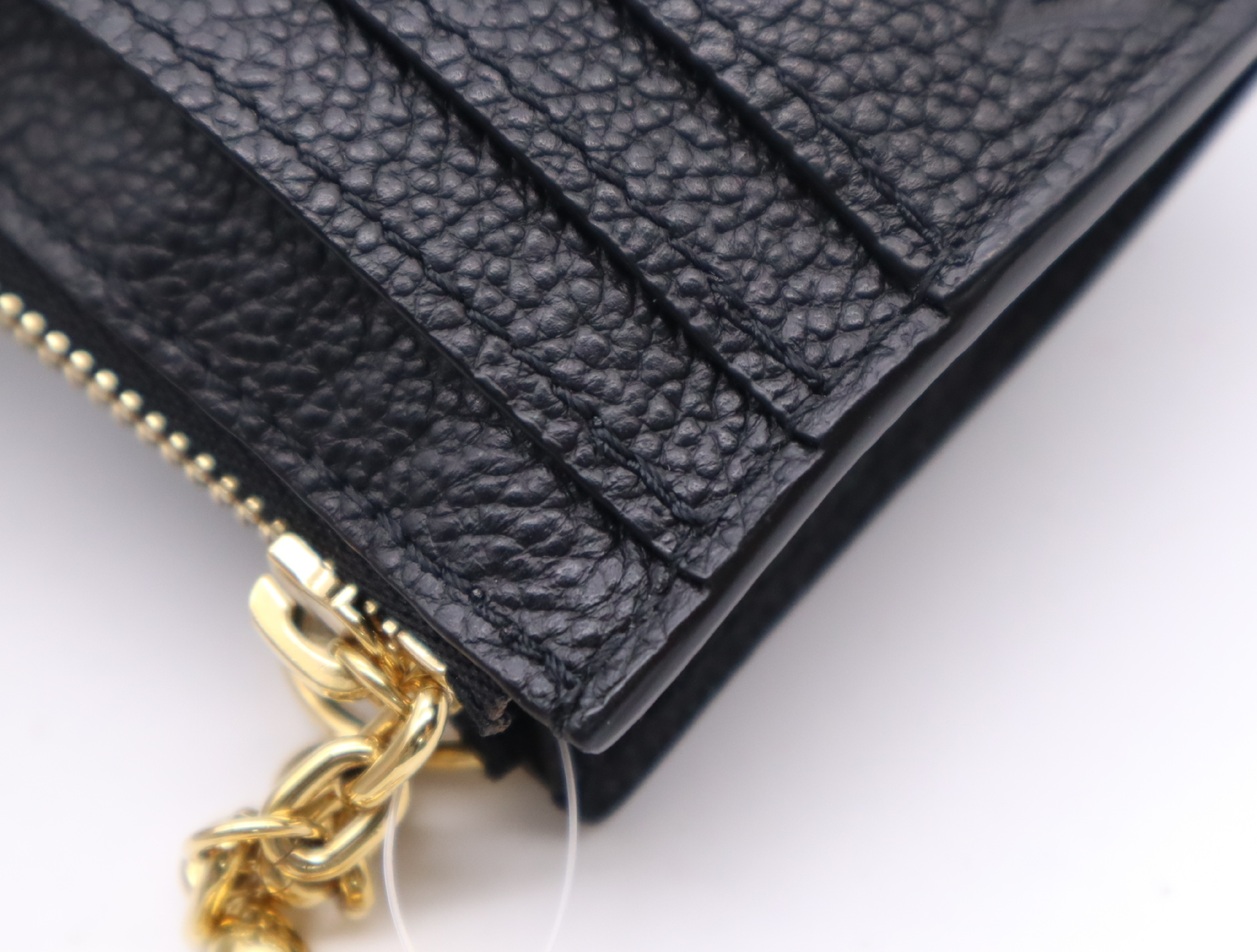 M82639 Empreinte Porte Carte Flora Noir Coin Case with Dust Bag, RFID Tested. — view 9