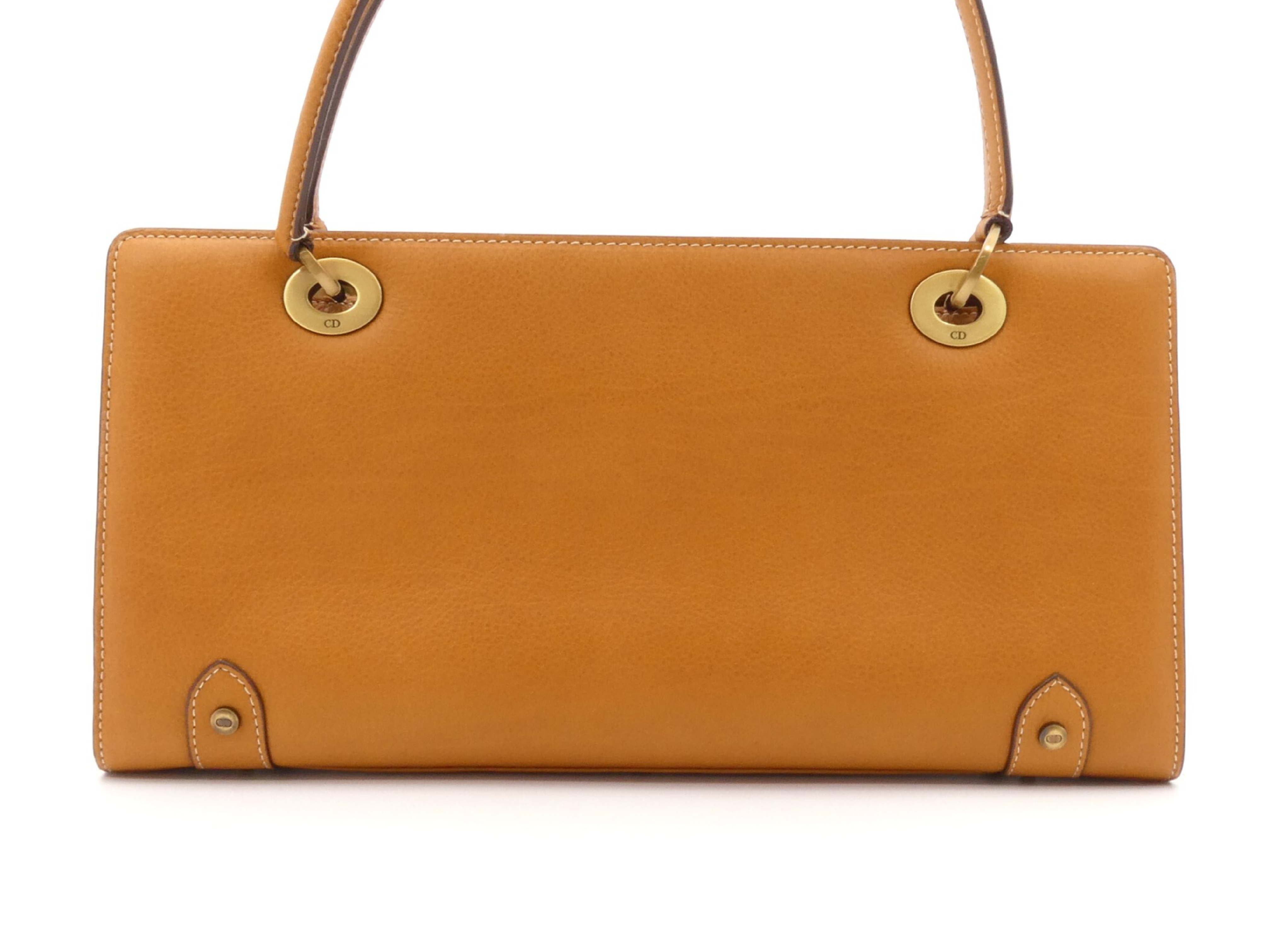 logo leather shoulder bag — view 2
