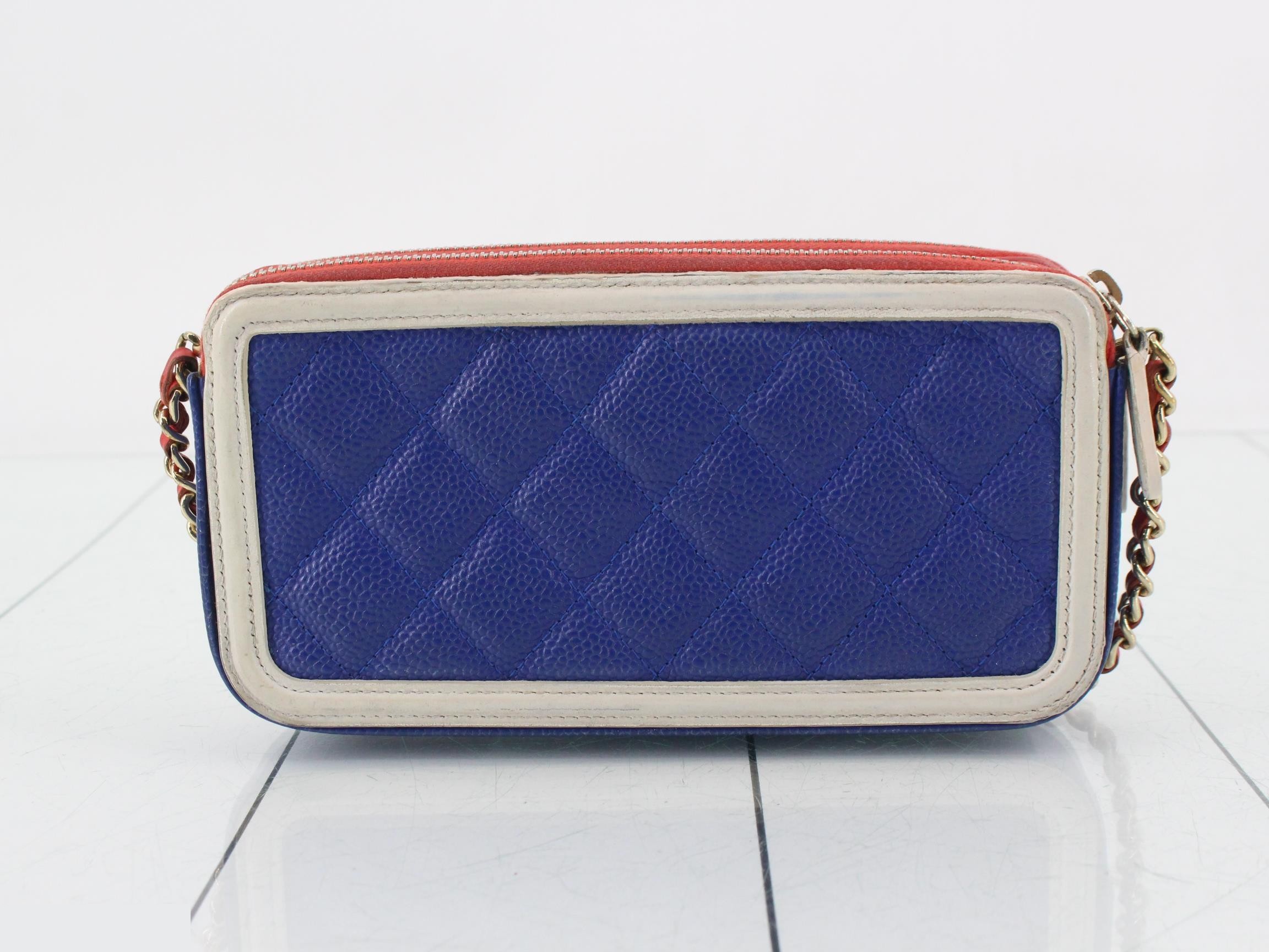 CC Filigree Caviar Skin Chain Wallet — view 2