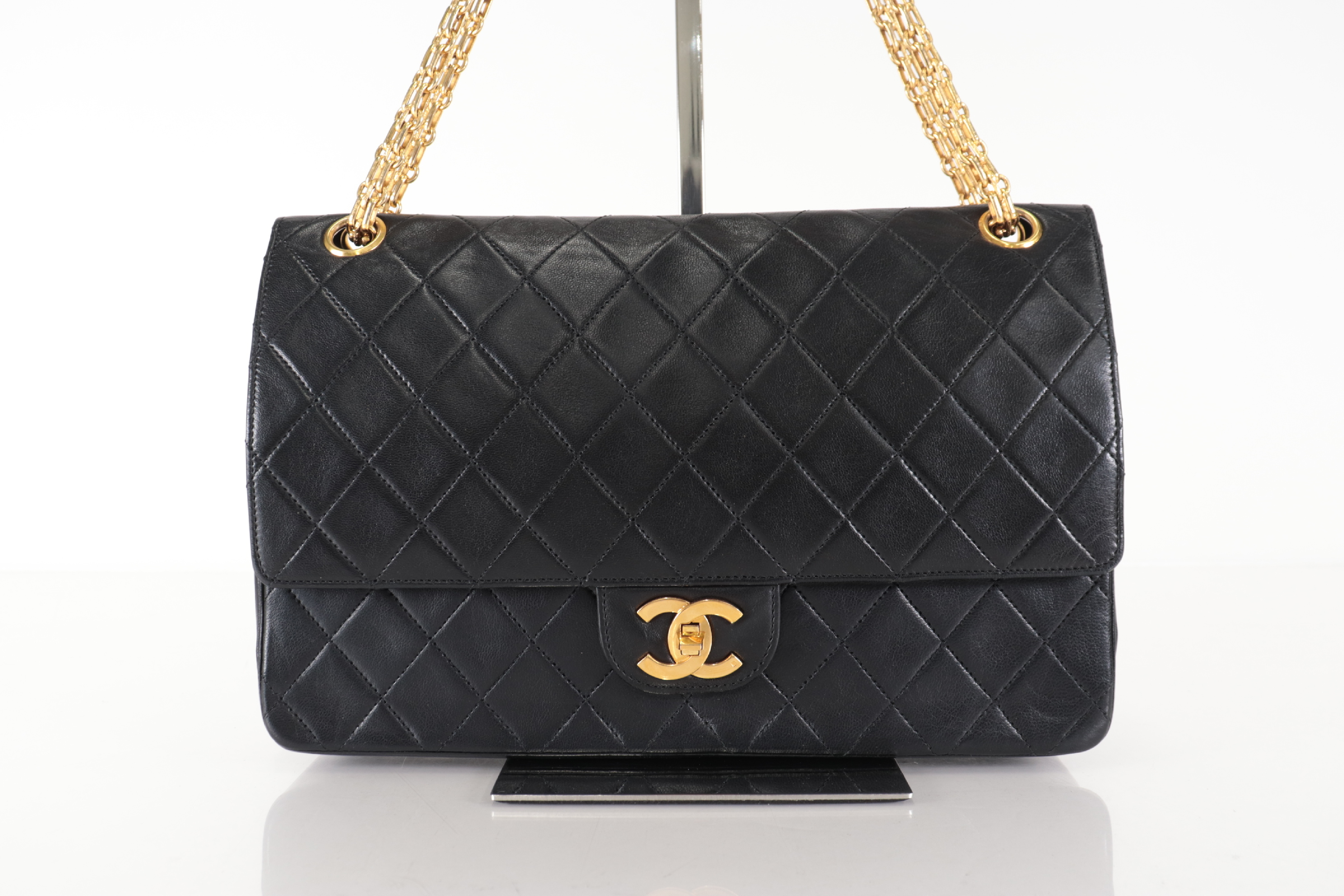 Double Flap Lambskin Shoulder Bag (Serial No. 3) — view 2