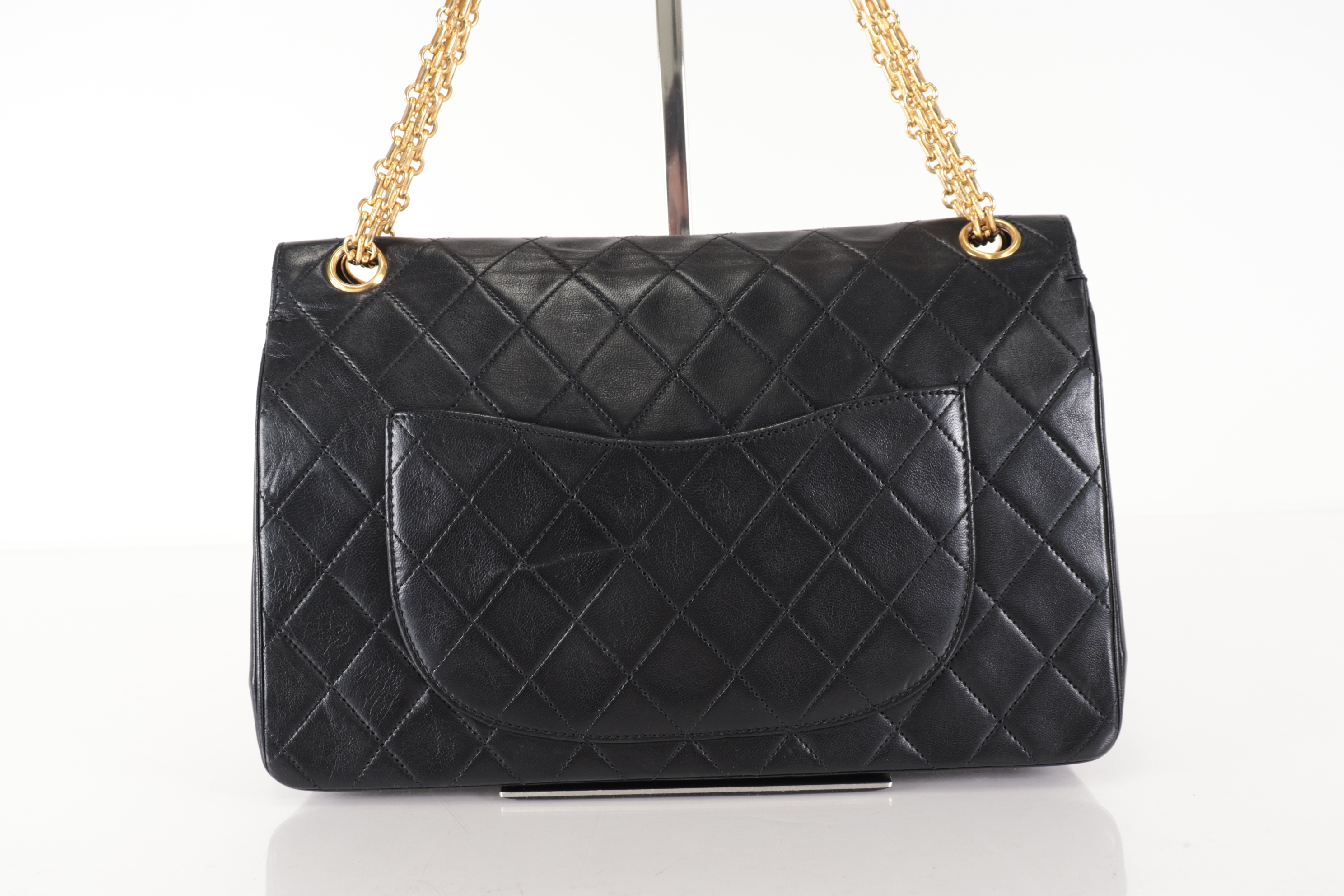 Double Flap Lambskin Shoulder Bag (Serial No. 3) — view 3