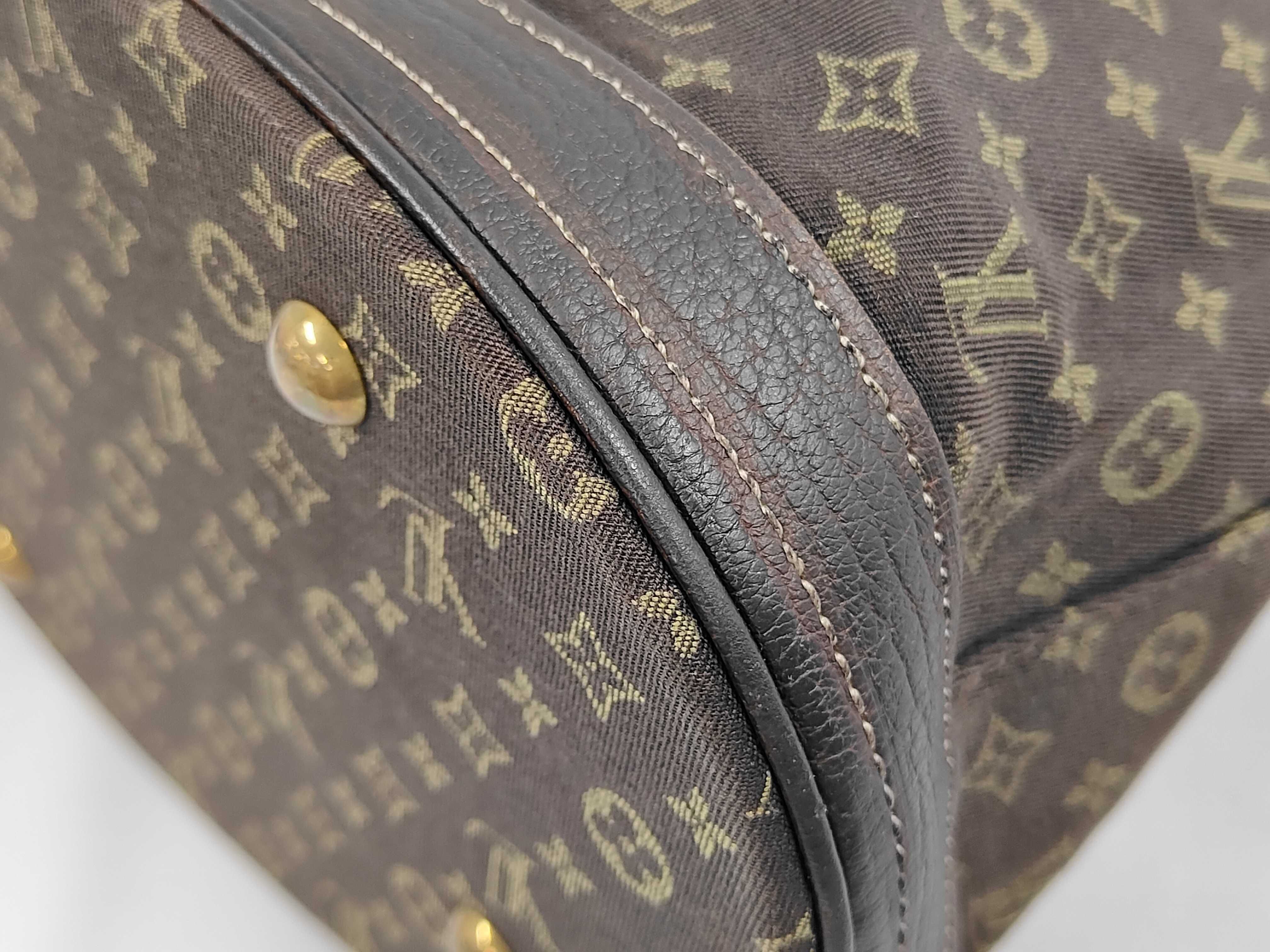 Mini Lin Bucket PM Shoulder Bag with Pouch — view 4