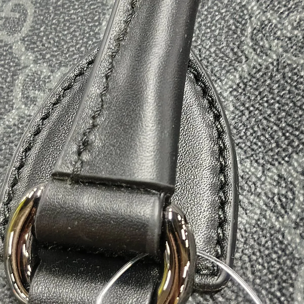 GG Supreme 821149 PVC x Leather 2-Way Business Bag, Black — view 14