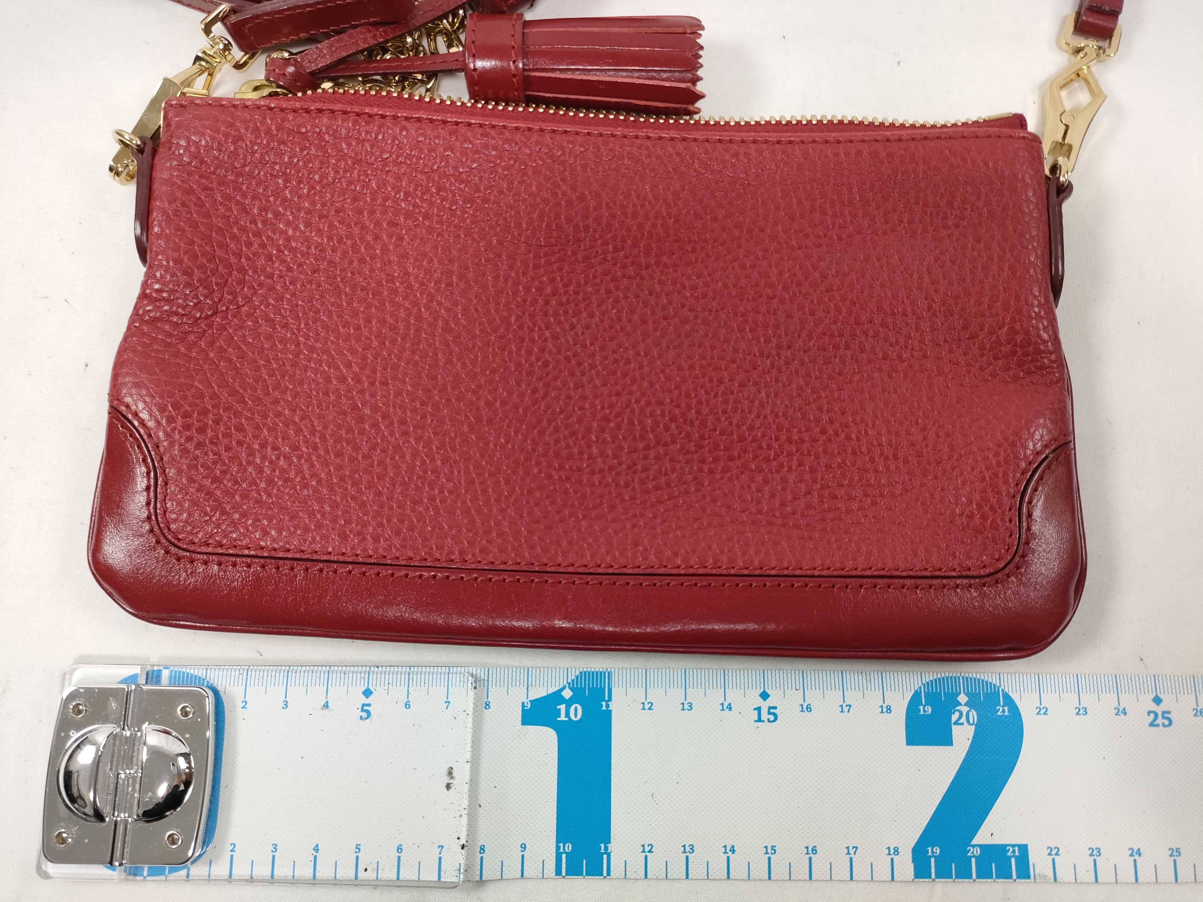 Leather Chain Shoulder Bag — view 2