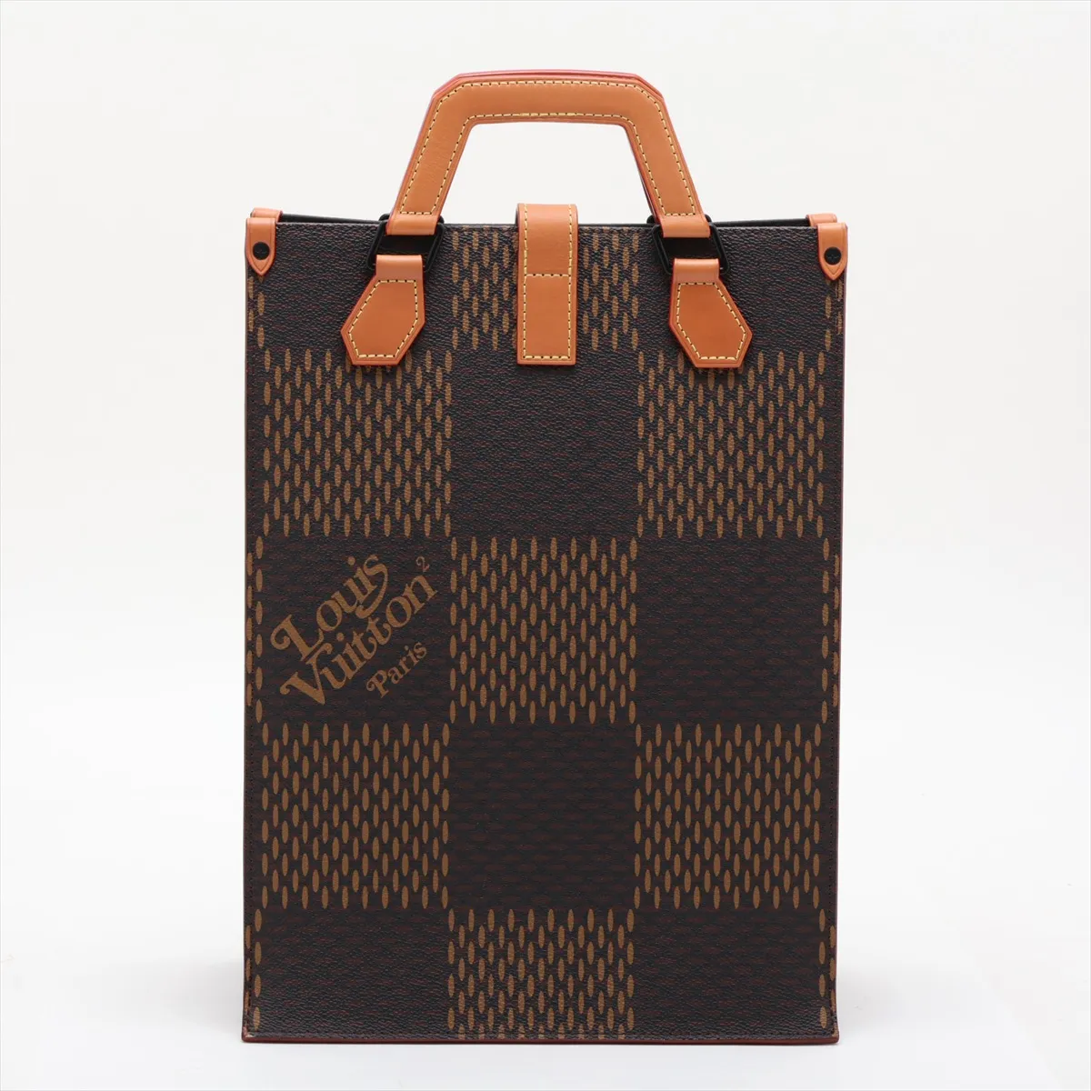 Damier Giant Mini Tote N40355 FO4260 Brown (RFID detected) — view 2