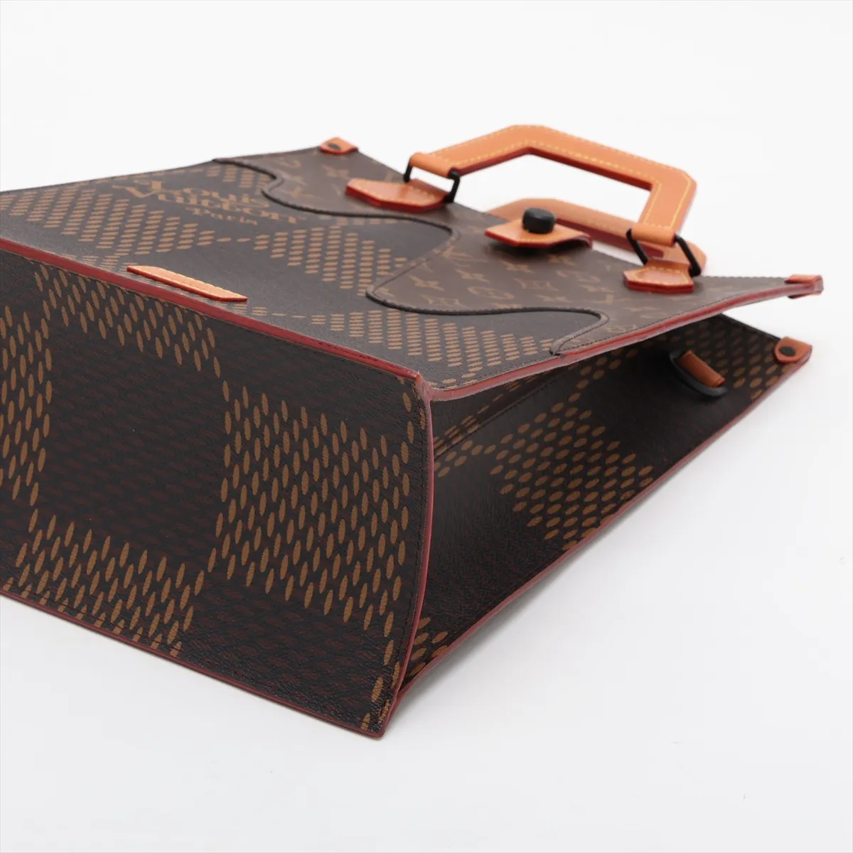 Damier Giant Mini Tote N40355 FO4260 Brown (RFID detected) — view 3