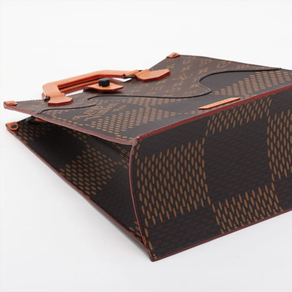 Damier Giant Mini Tote N40355 FO4260 Brown (RFID detected) — view 4