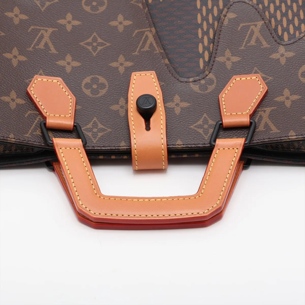Damier Giant Mini Tote N40355 FO4260 Brown (RFID detected) — view 5
