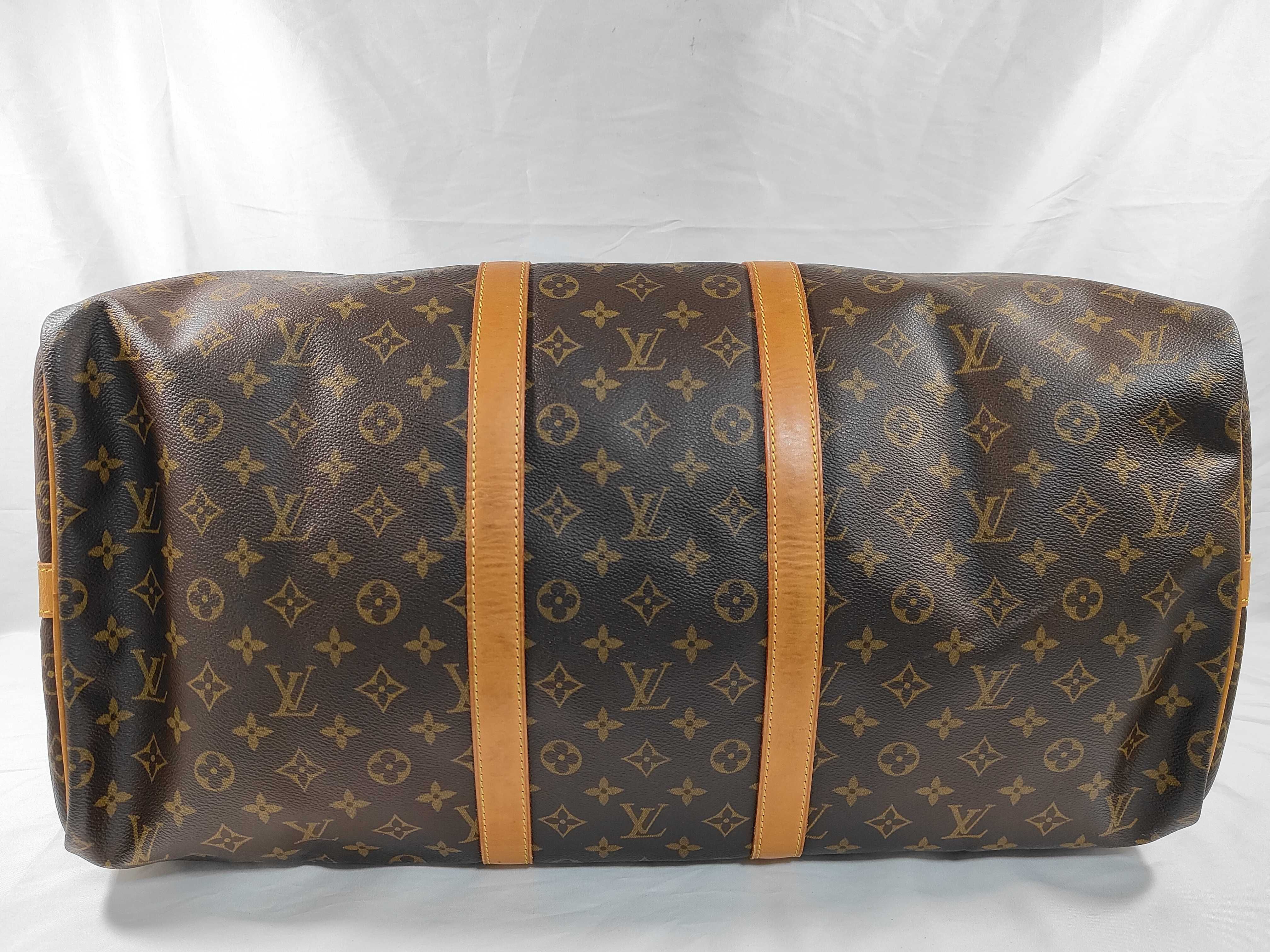 Monogram M41414 Keepall Bandoulière 55 Boston Bag — view 9