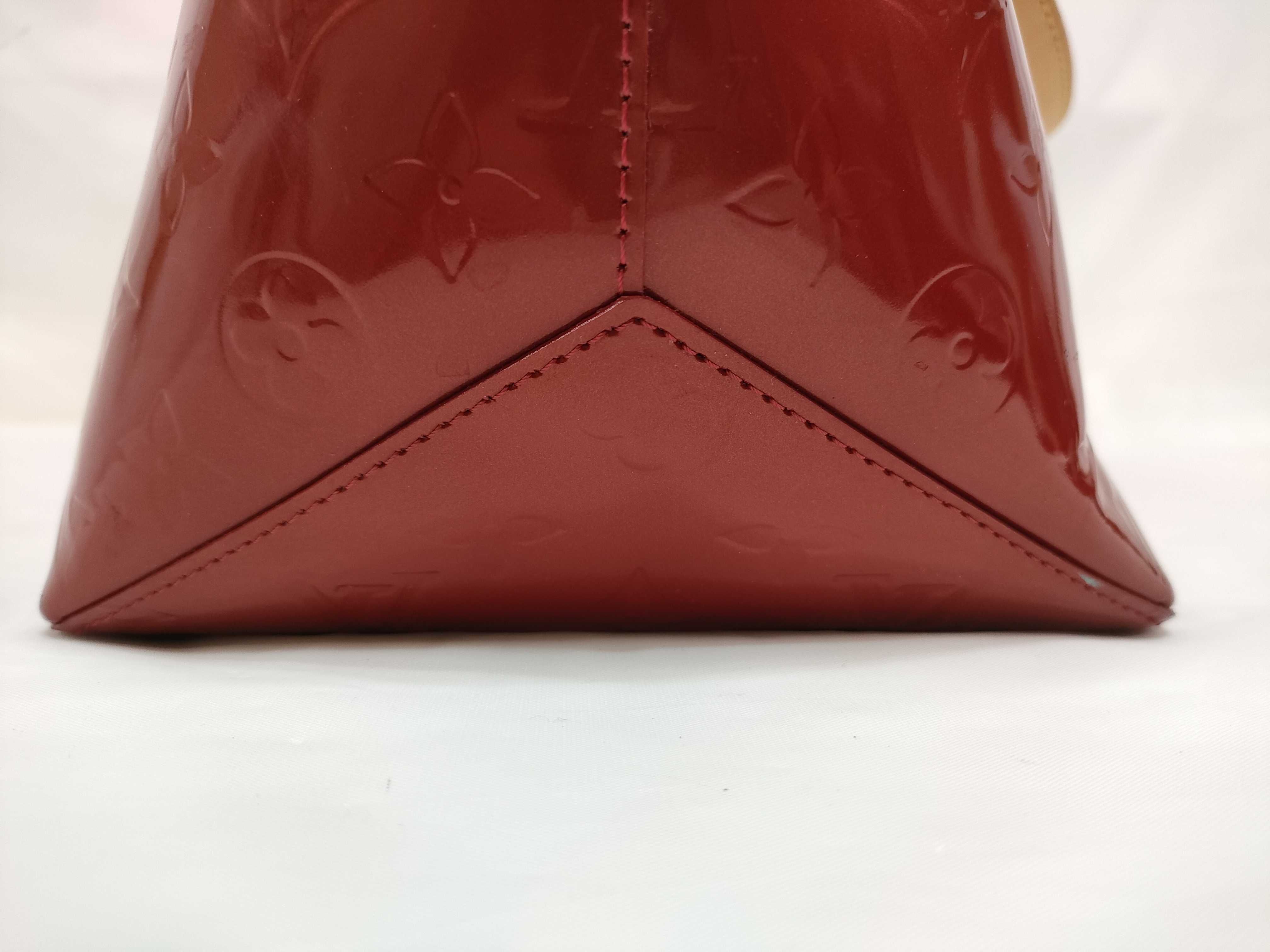 Red Vernis Monogram Bellevue PM M93583 Tote Bag — view 12