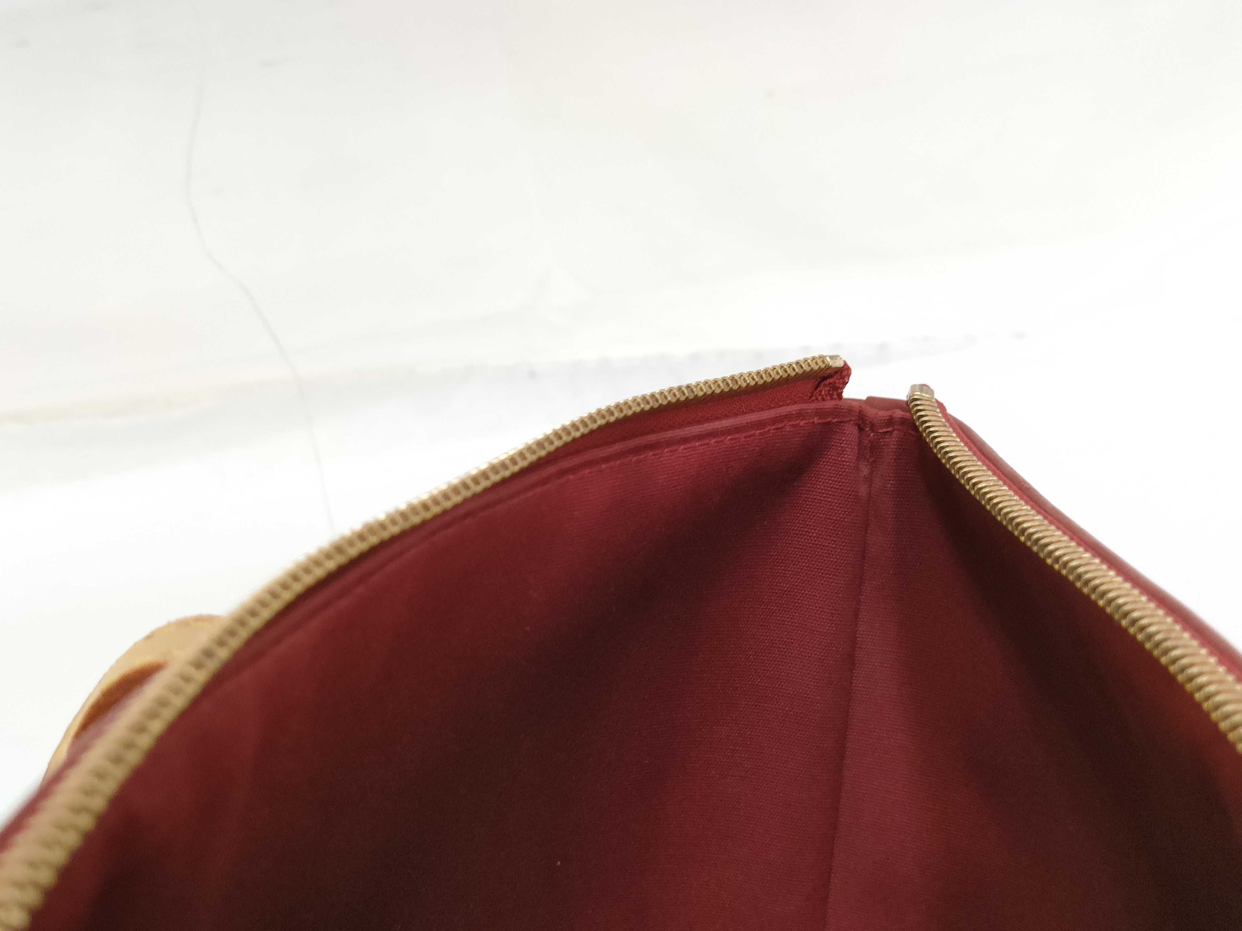 Red Vernis Monogram Bellevue PM M93583 Tote Bag — view 15