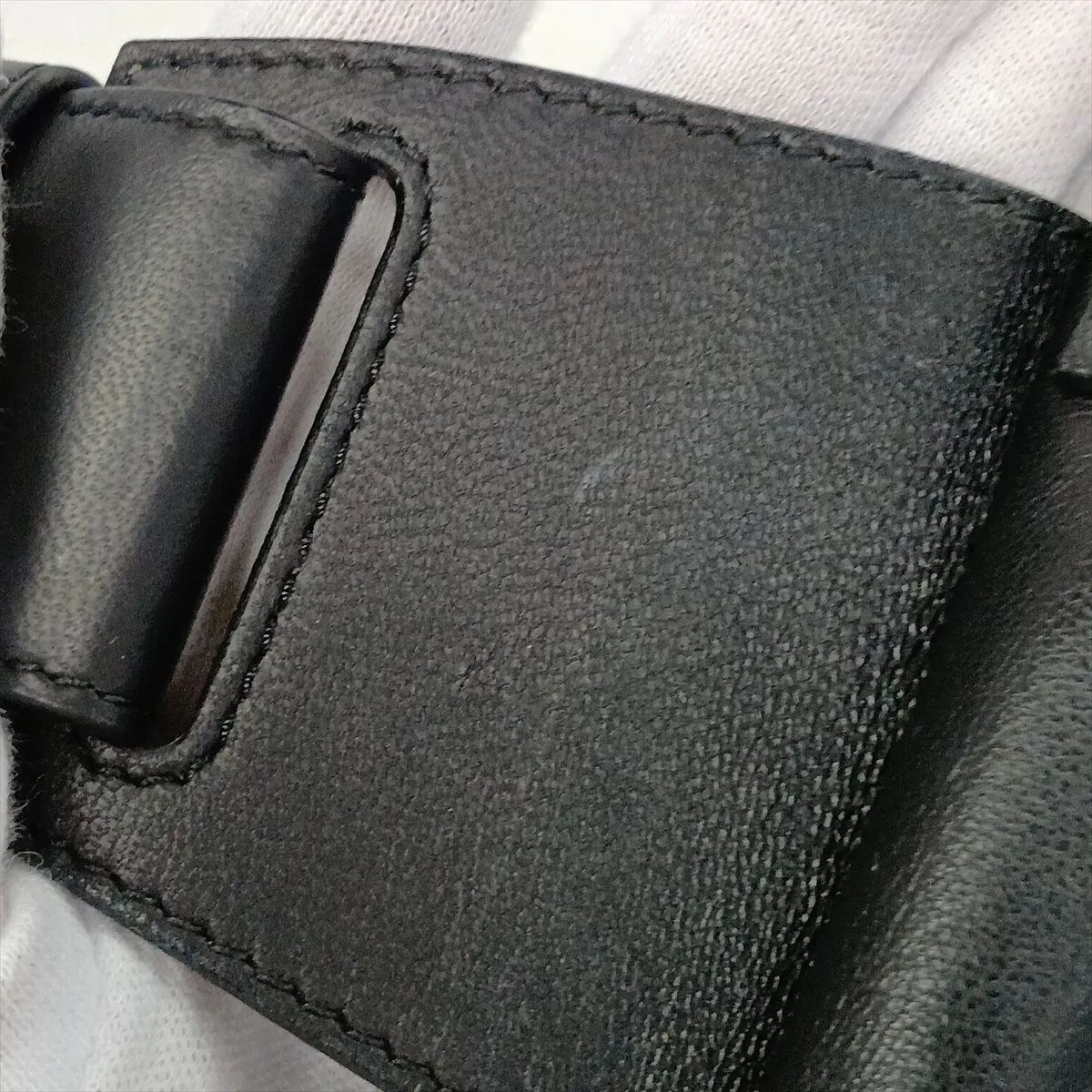 Zucca Mamma Bucket 7VA472 Leather Body Bag, Black — view 15