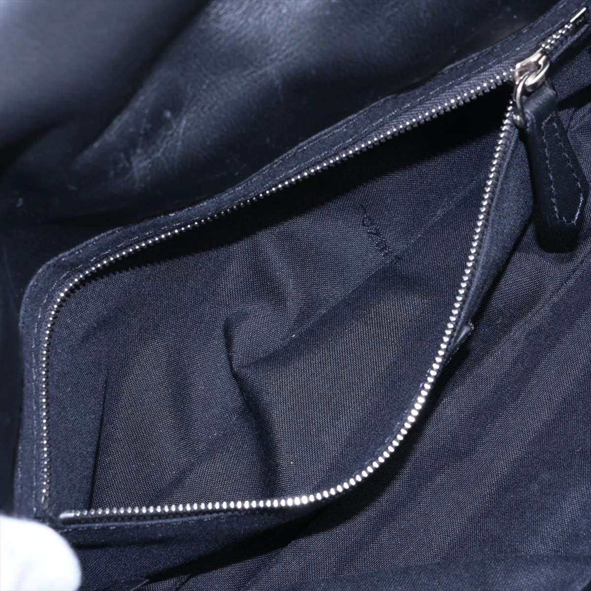 Zucca Mamma Bucket 7VA472 Leather Body Bag, Black — view 7
