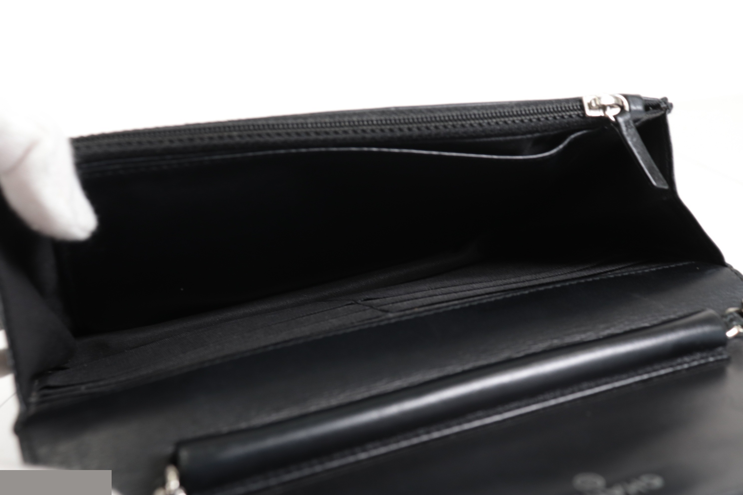 Coco Mark Caviar Chain Wallet, Serial Number 19 — view 8