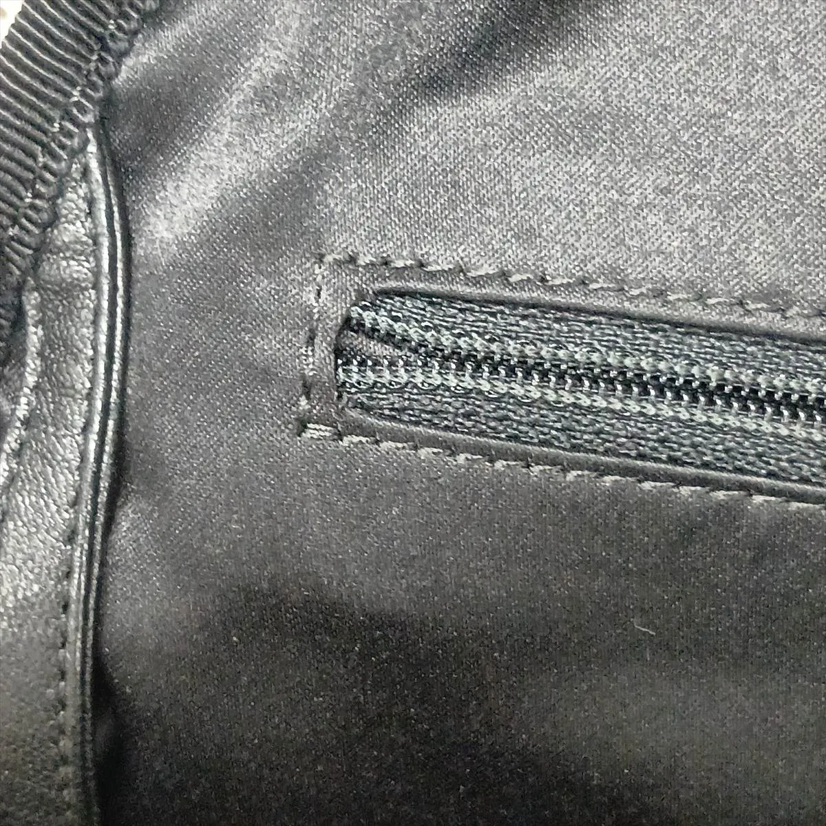 Matelassé Nylon x Tweed Backpack, White x Black, Silver Hardware, 25037681, Serial Number 25 — view 13