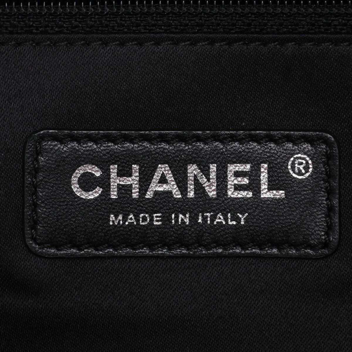 Matelassé Nylon x Tweed Backpack, White x Black, Silver Hardware, 25037681, Serial Number 25 — view 10