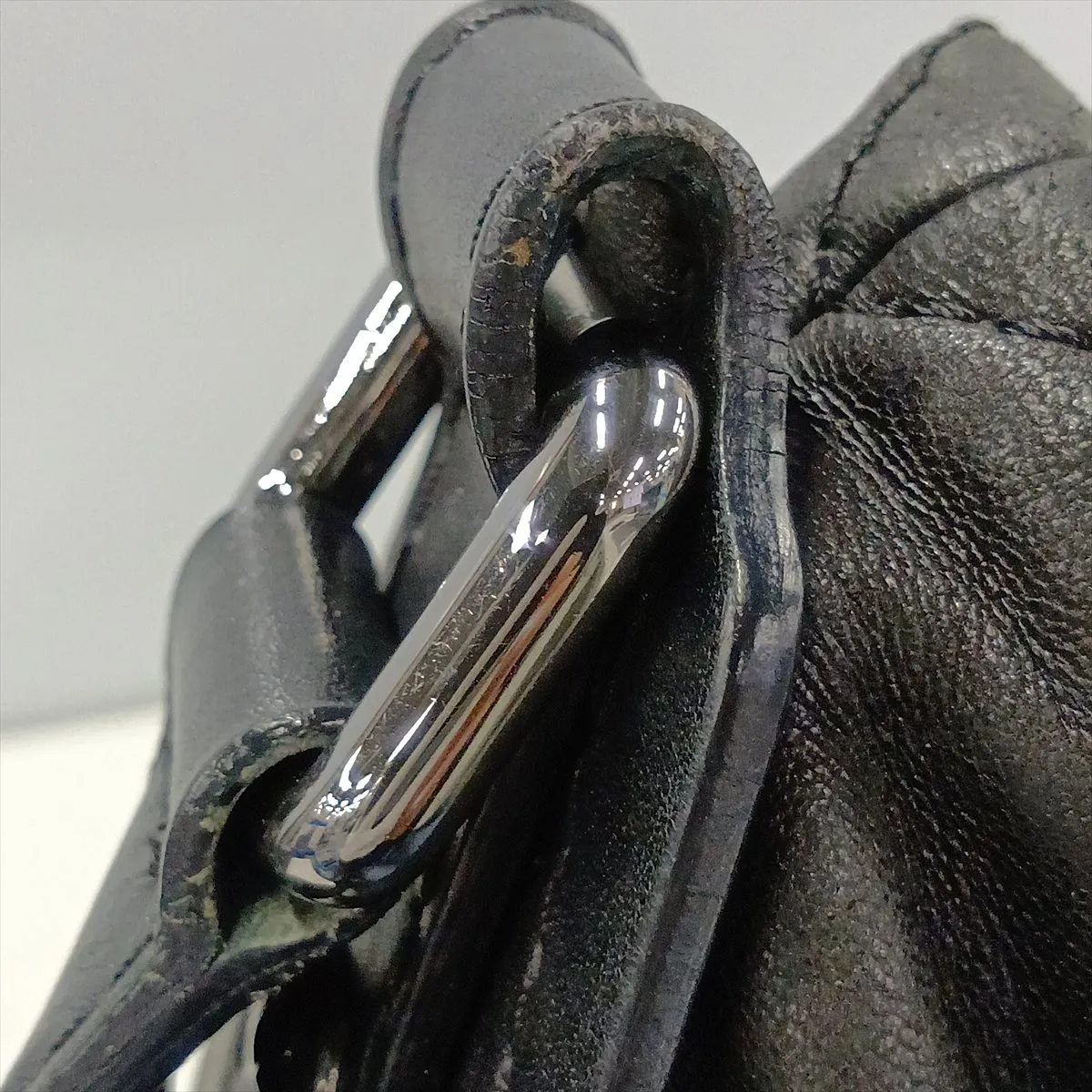 Matelassé Leather 2-Way Handbag, Black with Silver Hardware, Item Number 15472371 (Serial Number in the 15s range) — view 13