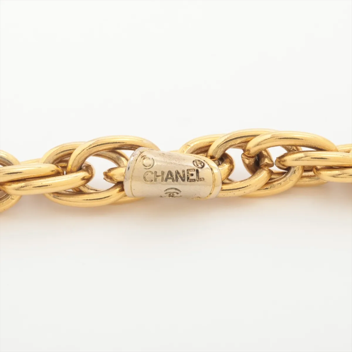 Coco Mark Logo Necklace, GP Gold. — view 4