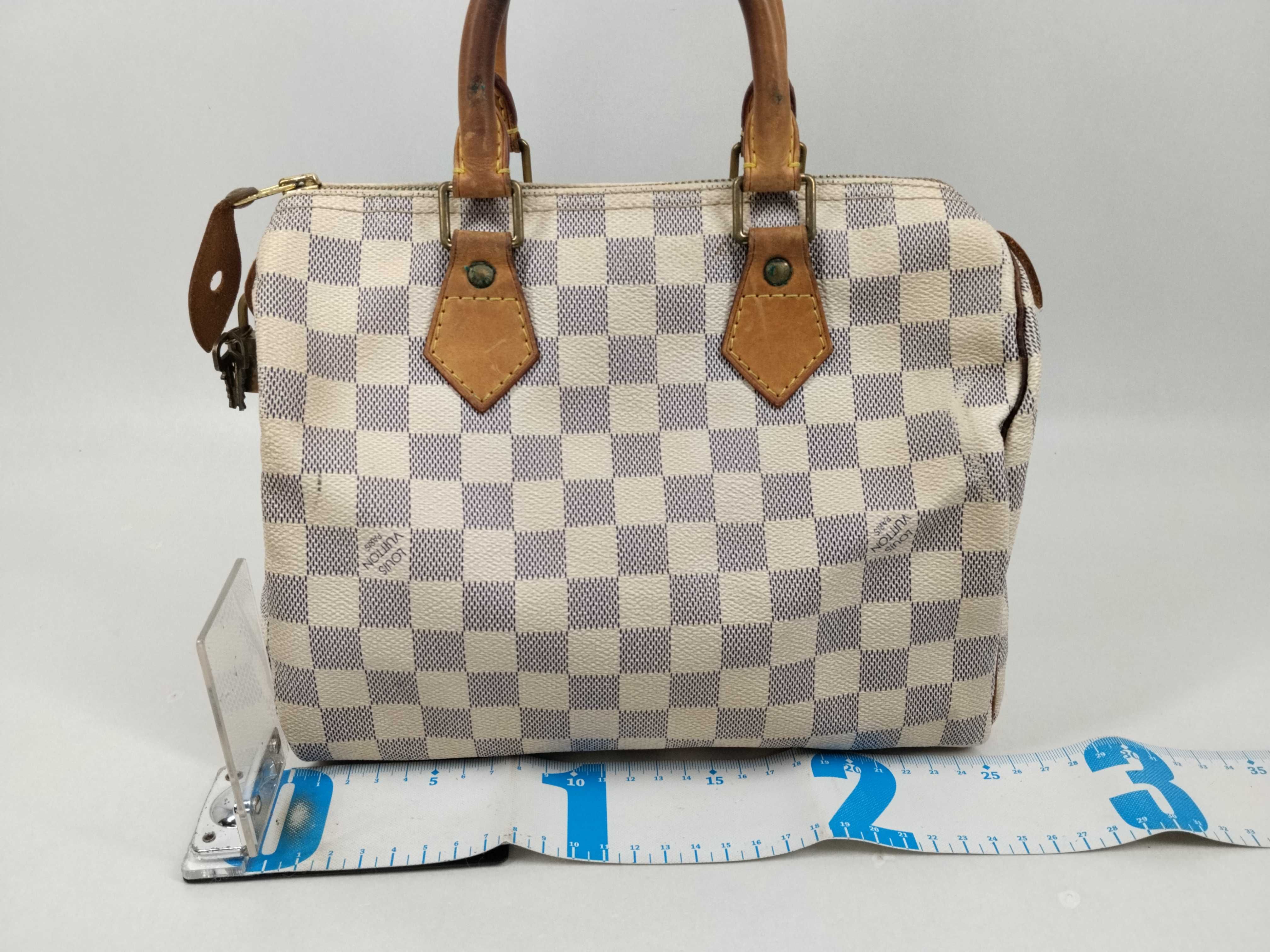 Damier Azur Speedy 25 N41534 SP0130 Boston Bag — view 2