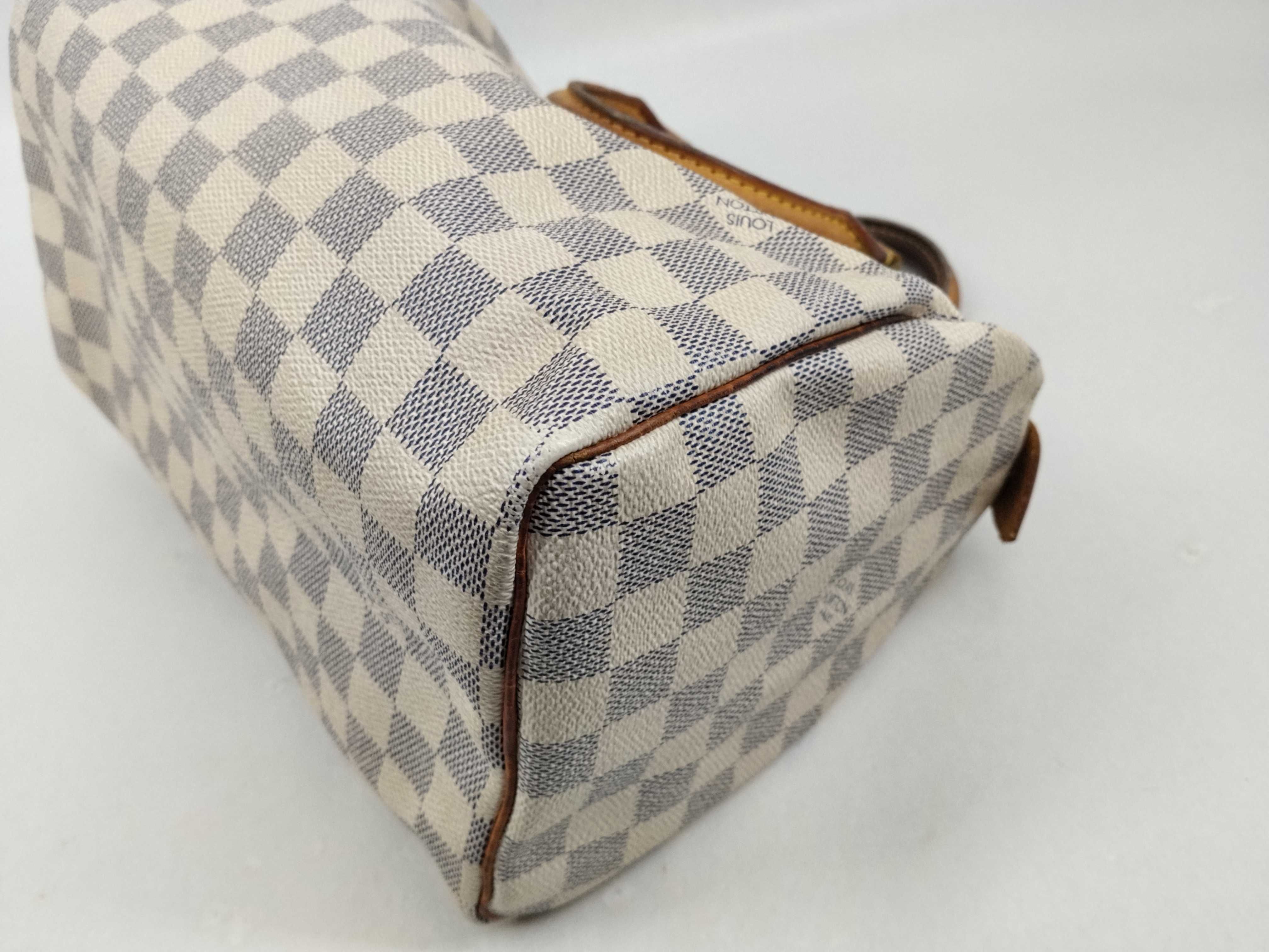 Damier Azur Speedy 25 N41534 SP0130 Boston Bag — view 11