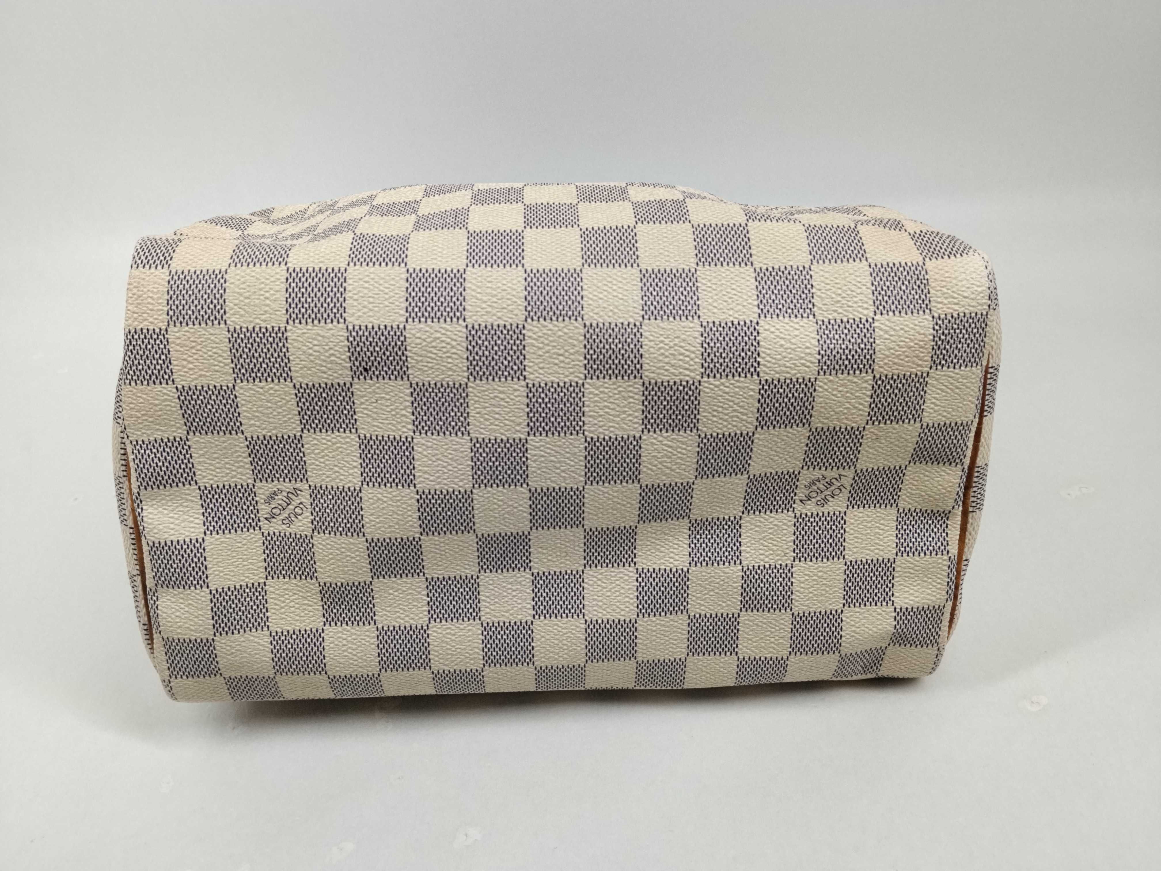 Damier Azur Speedy 25 N41534 SP0130 Boston Bag — view 12