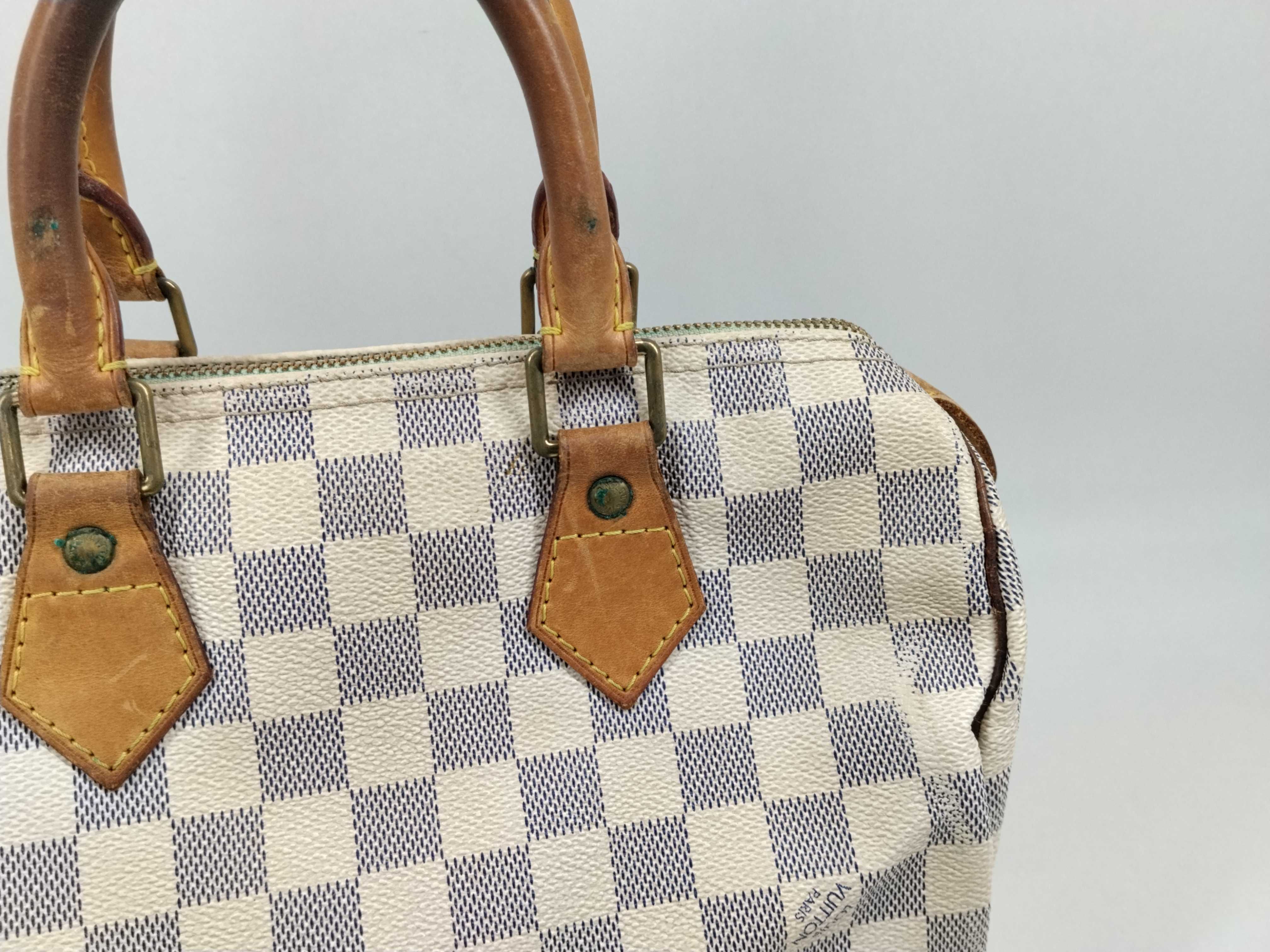 Damier Azur Speedy 25 N41534 SP0130 Boston Bag — view 3