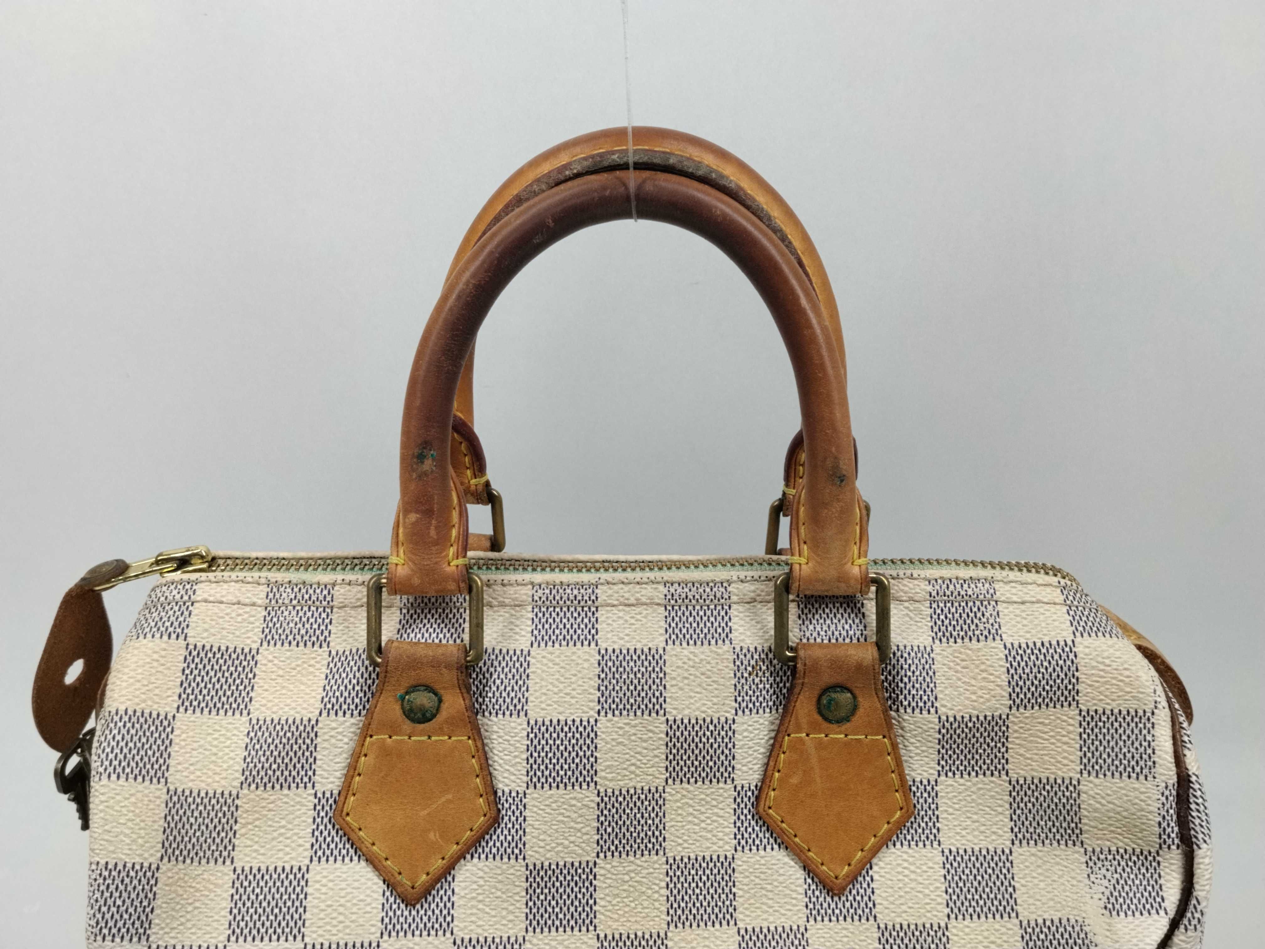 Damier Azur Speedy 25 N41534 SP0130 Boston Bag — view 4