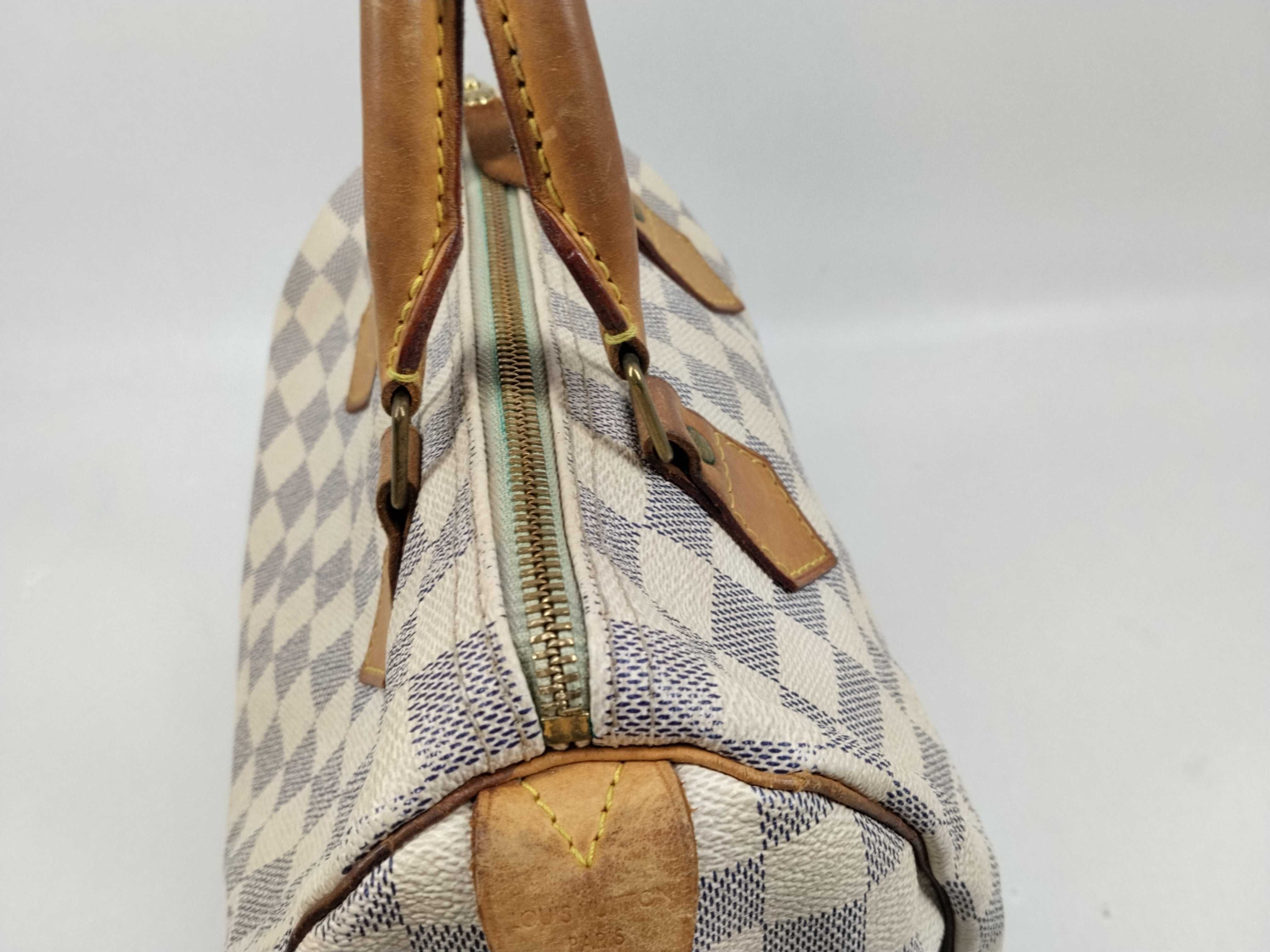 Damier Azur Speedy 25 N41534 SP0130 Boston Bag — view 7