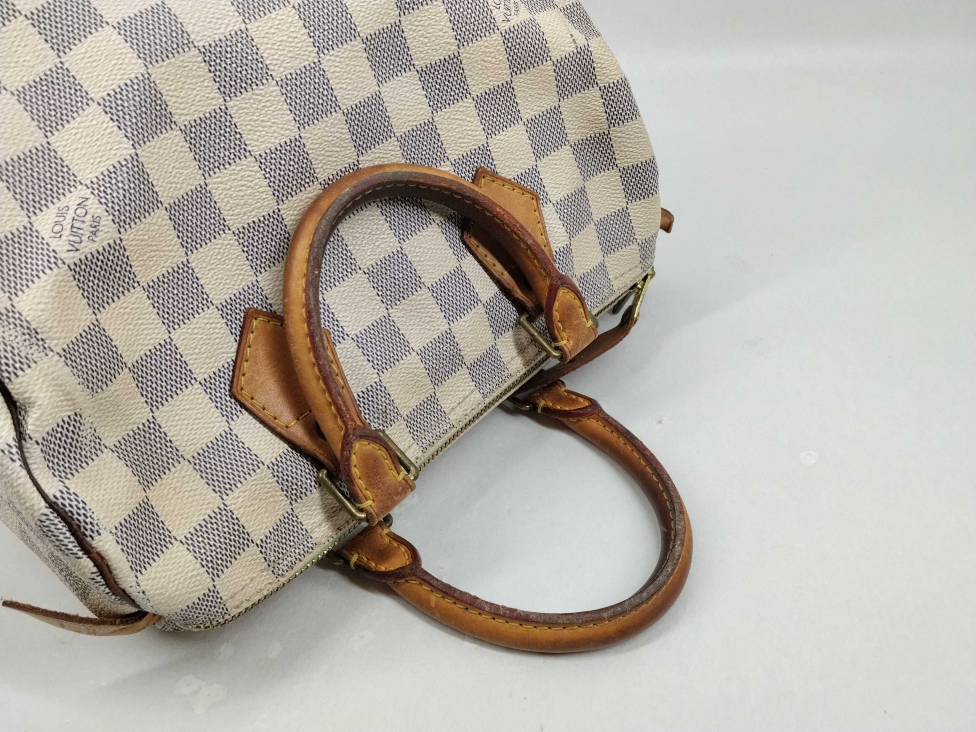 Damier Azur Speedy 25 N41534 SP0130 Boston Bag — view 10