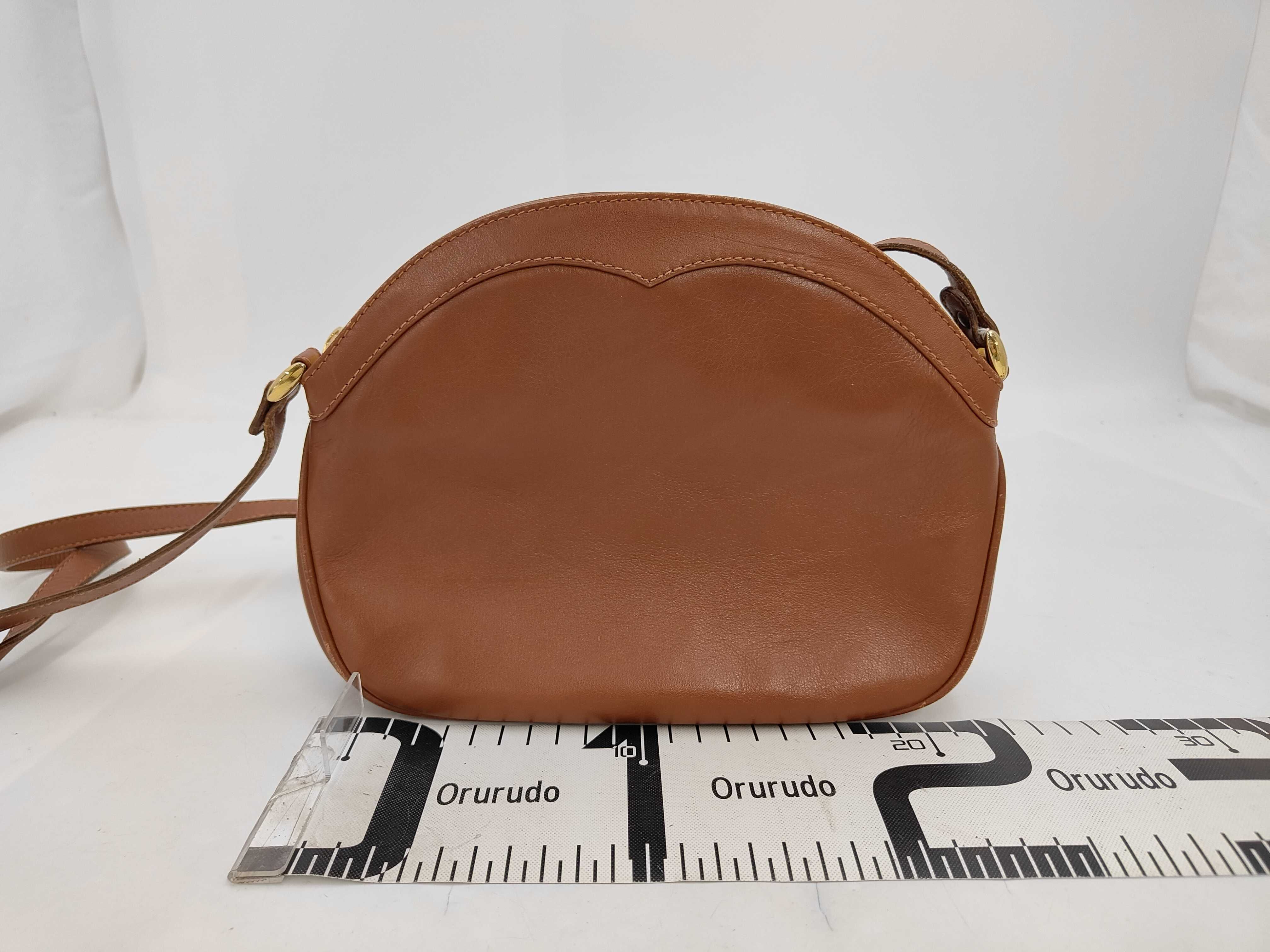 Triomphe Logo Leather Shoulder Bag — view 2