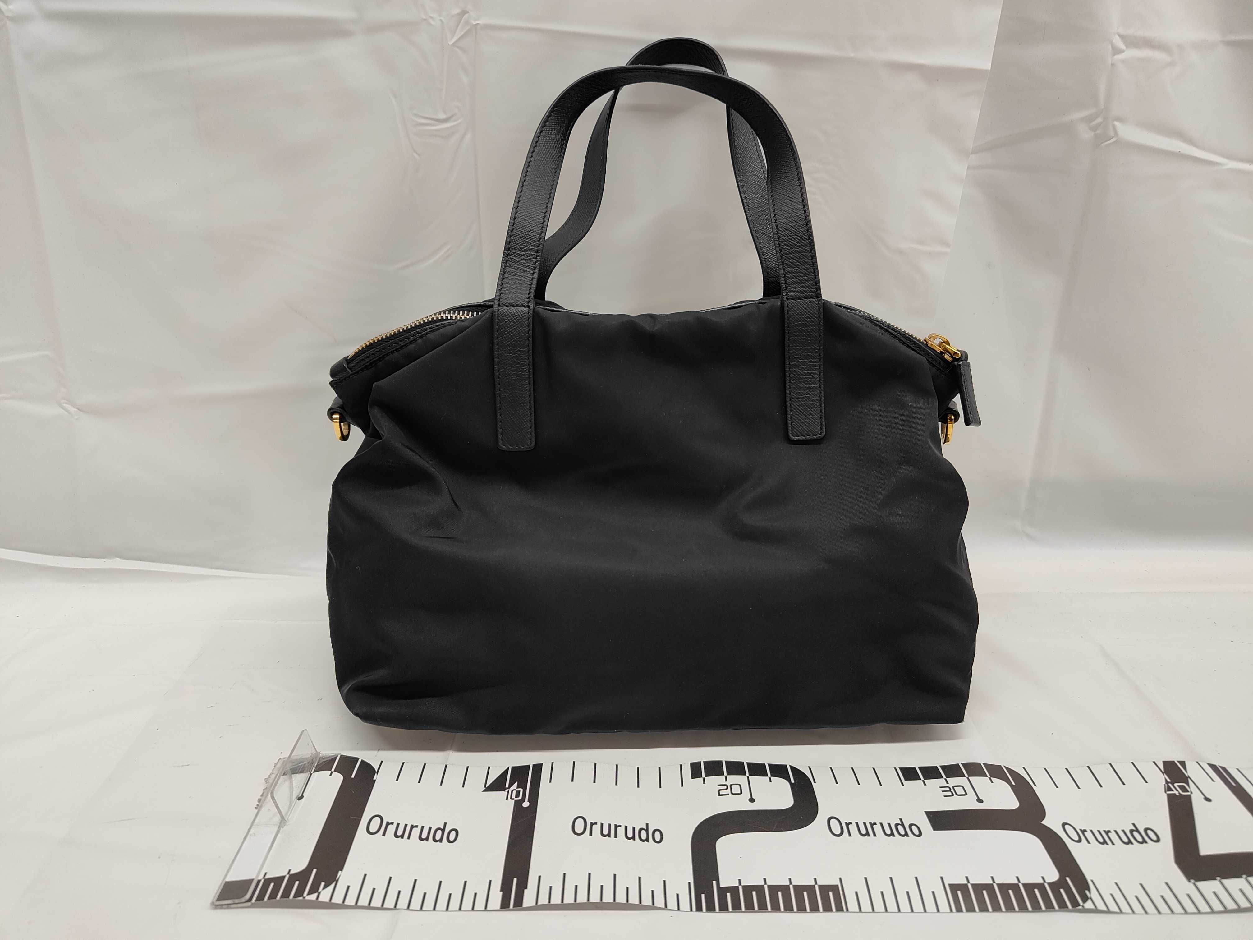 Tessuto Nylon Hawaiian Floral Applique Handbag — view 2