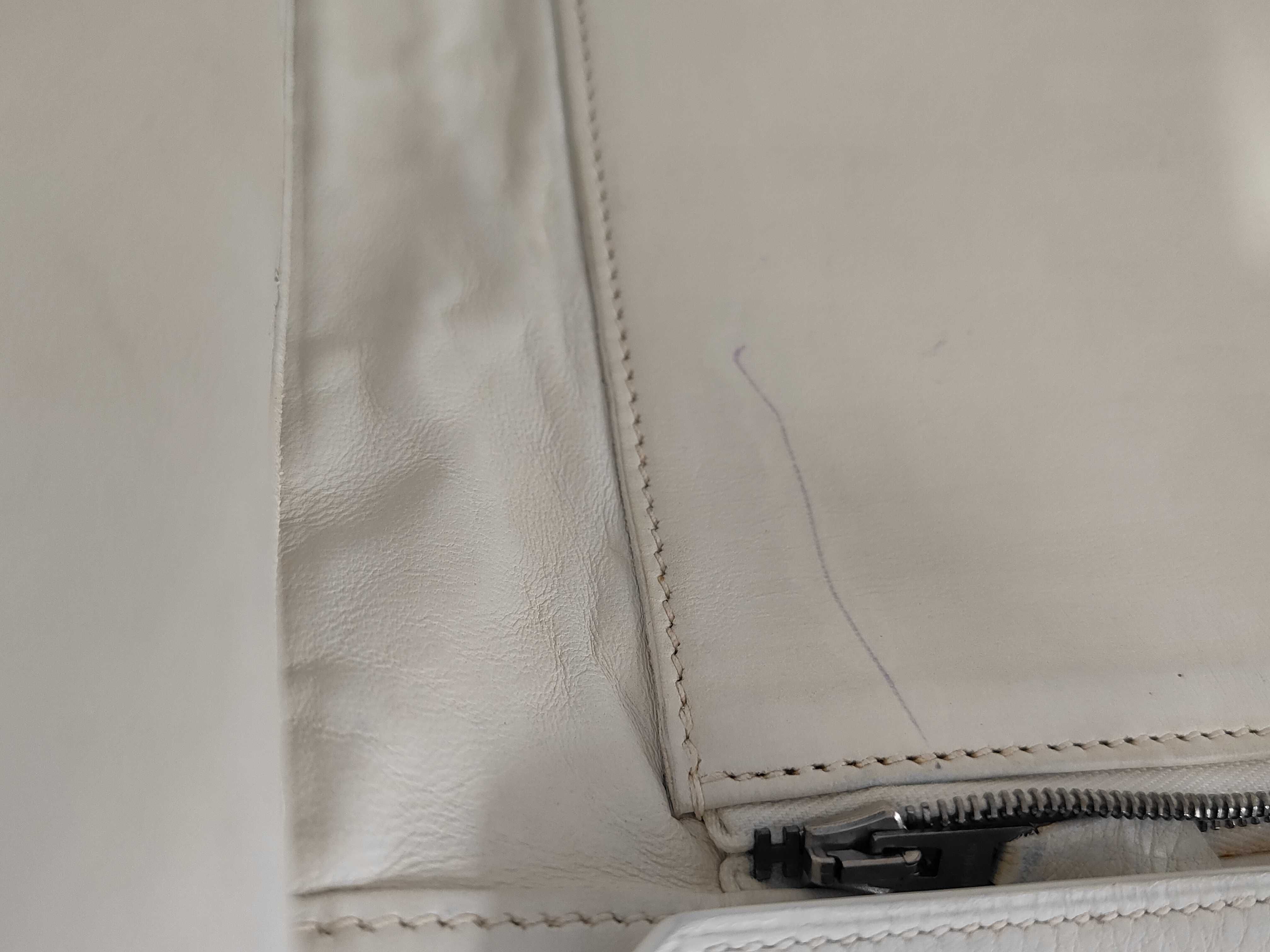 Birkin 35 White/Silver Hardware G Stamp Handbag — view 12