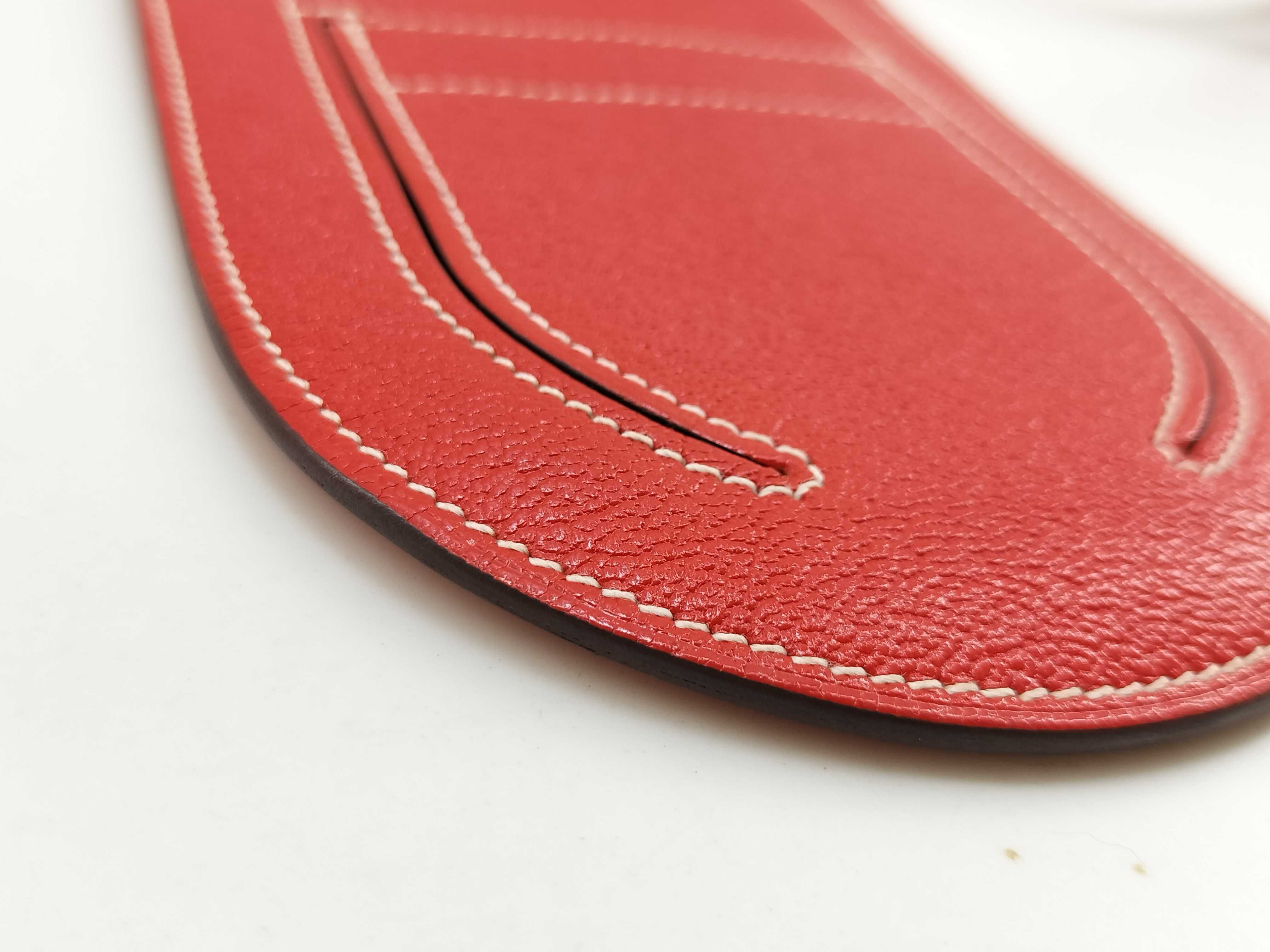 In the Loop To Go PM D Rouge Tomato Chevre Shoulder Bag — view 8
